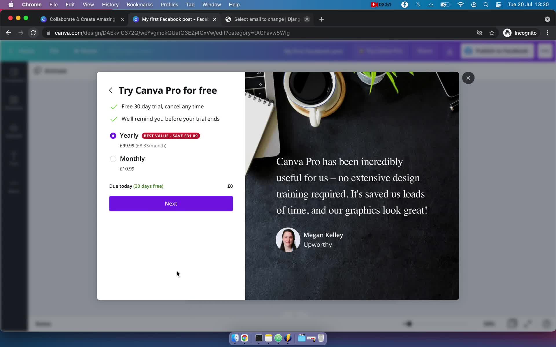 Onboarding screenshot
