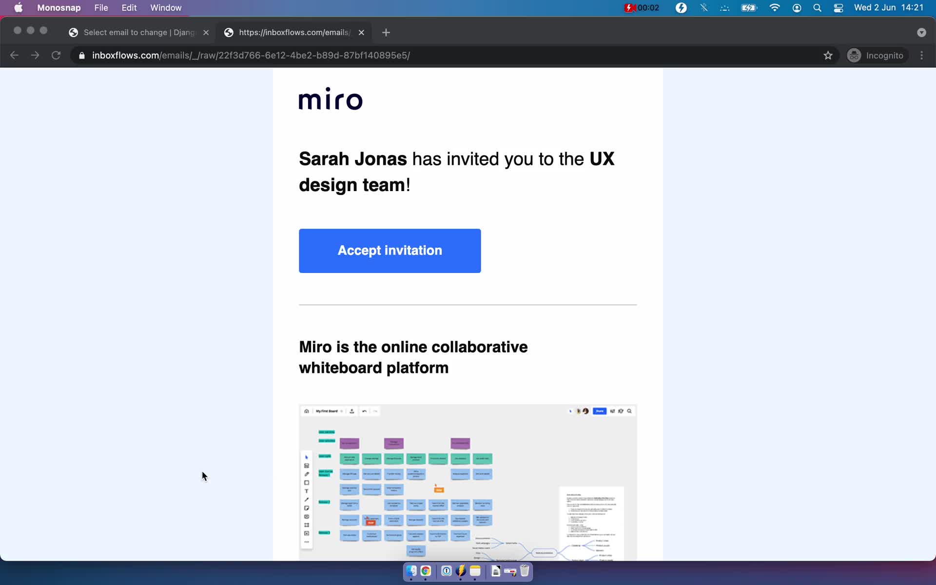 Accepting an invite on Miro video thumbnail