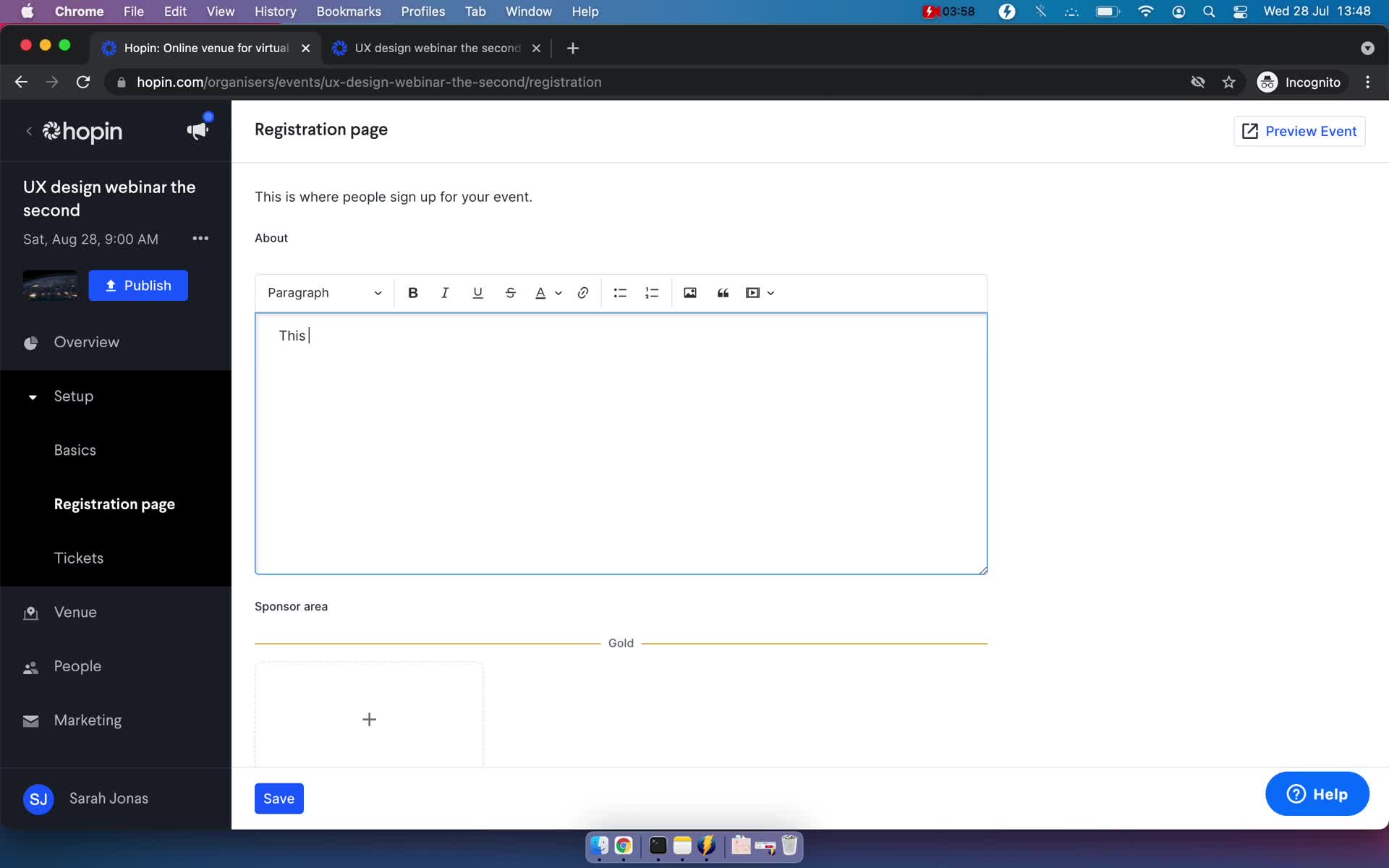 Onboarding screenshot