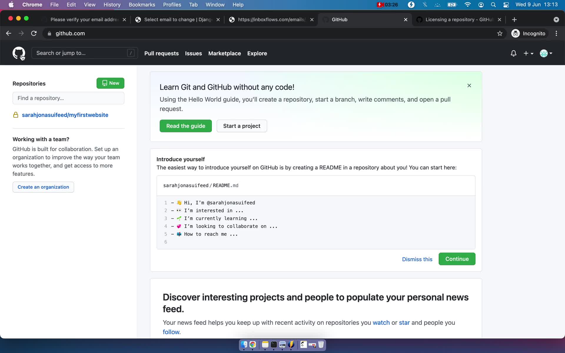 Onboarding screenshot