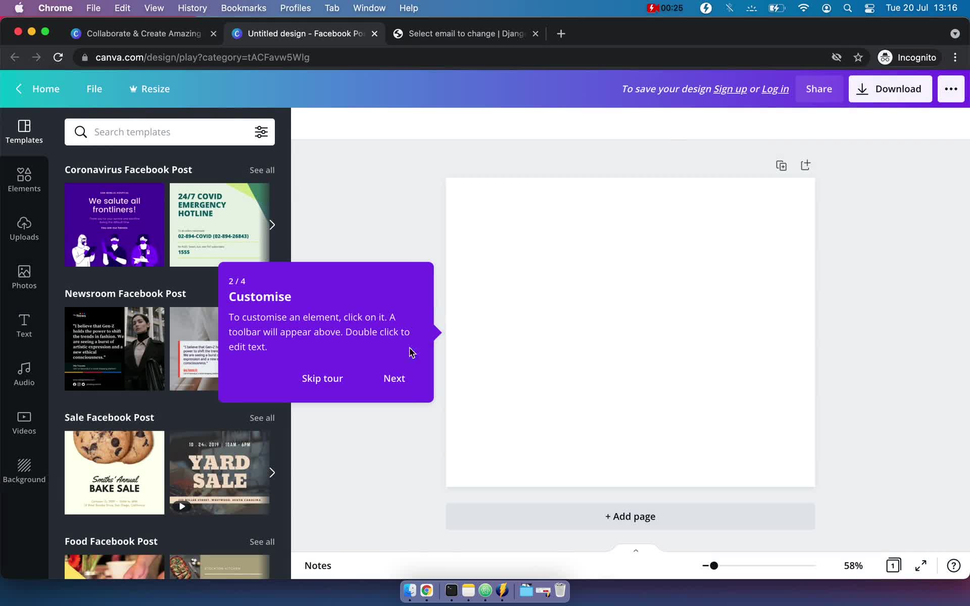 Onboarding screenshot