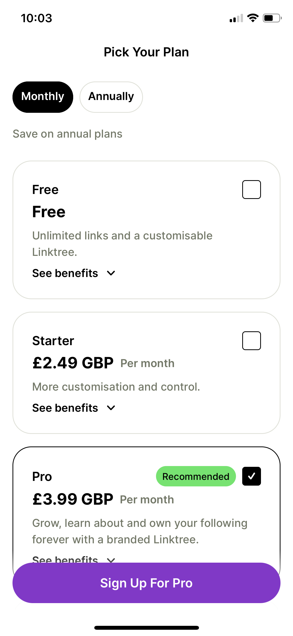 General browsing screenshot