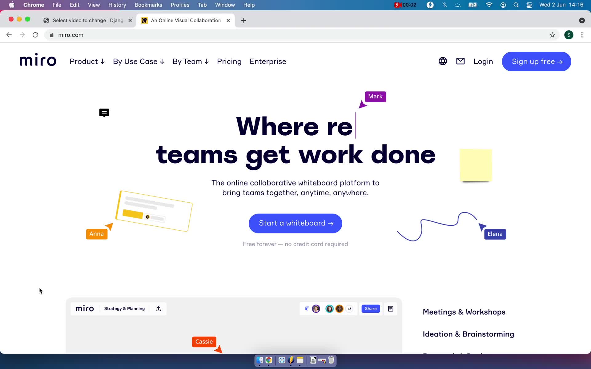 Onboarding on Miro video thumbnail