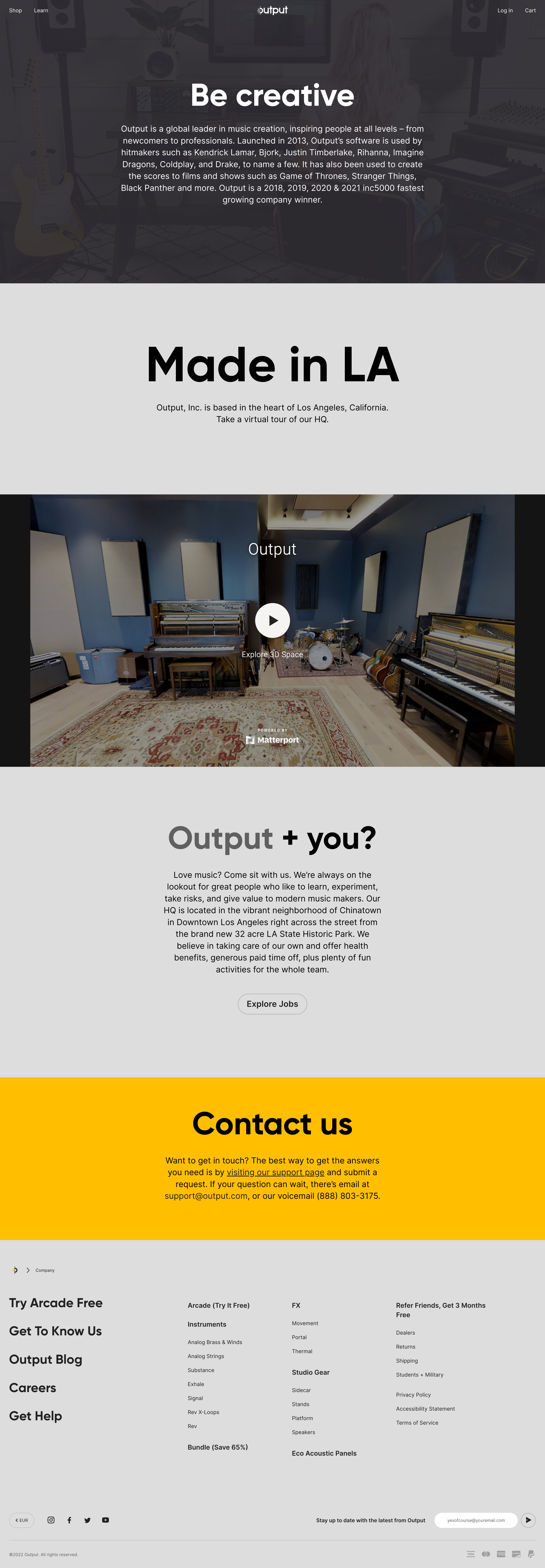 General browsing on Output video thumbnail