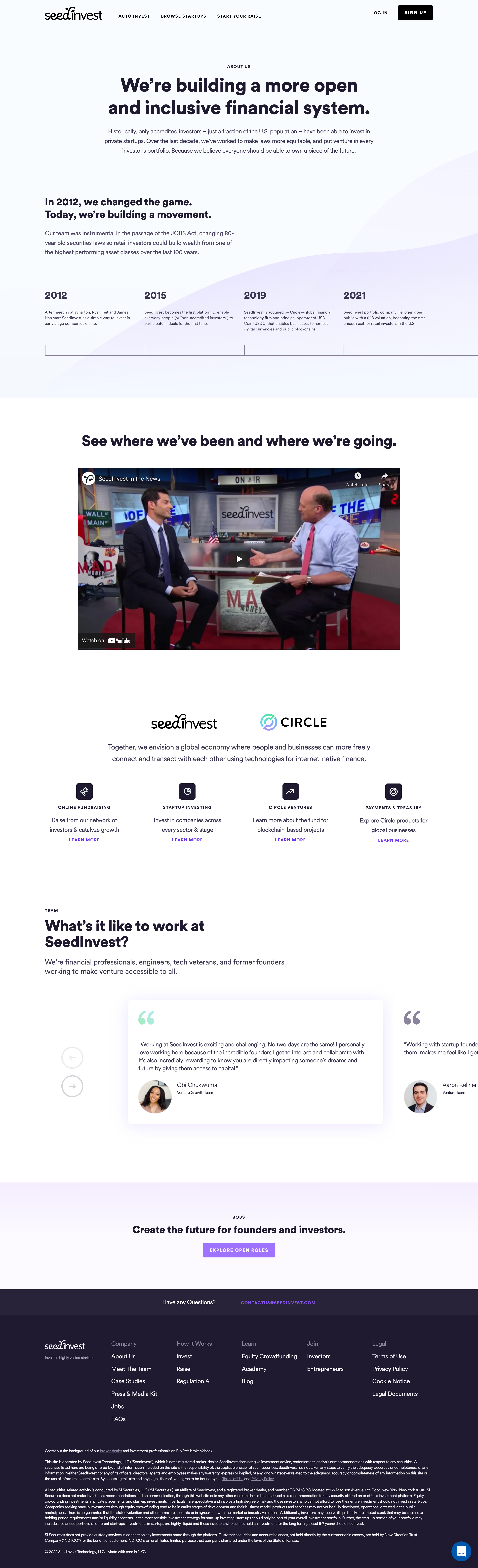 General browsing on SeedInvest video thumbnail