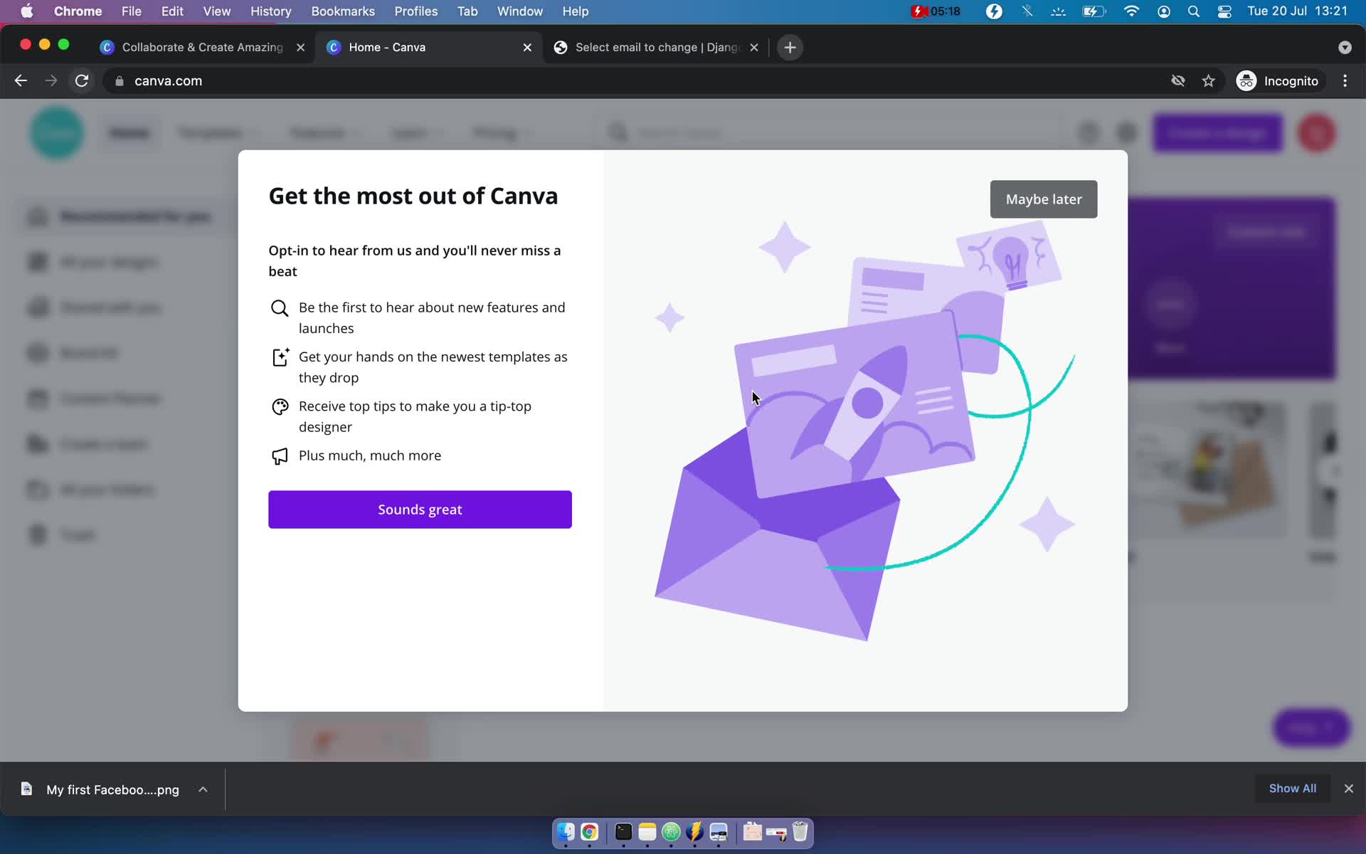 Onboarding screenshot