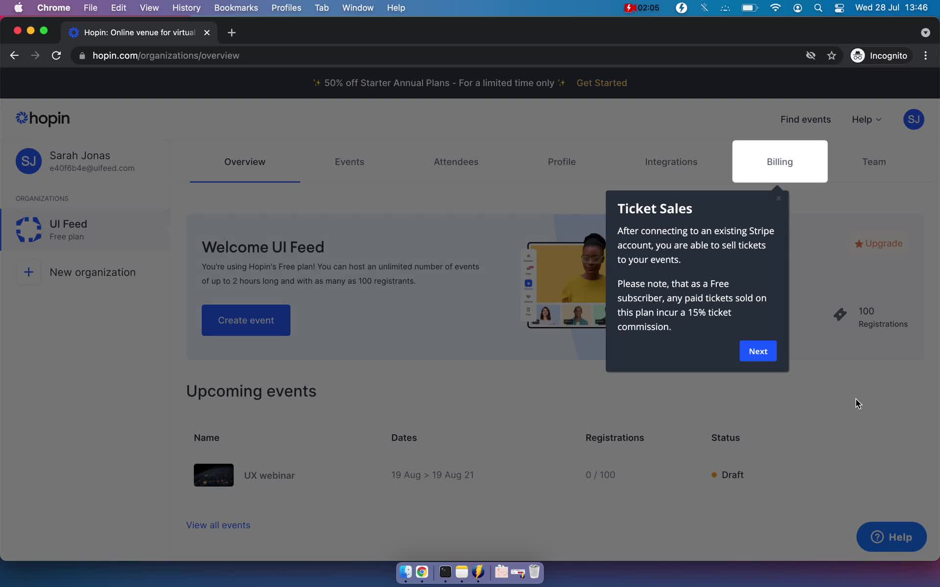 Onboarding screenshot
