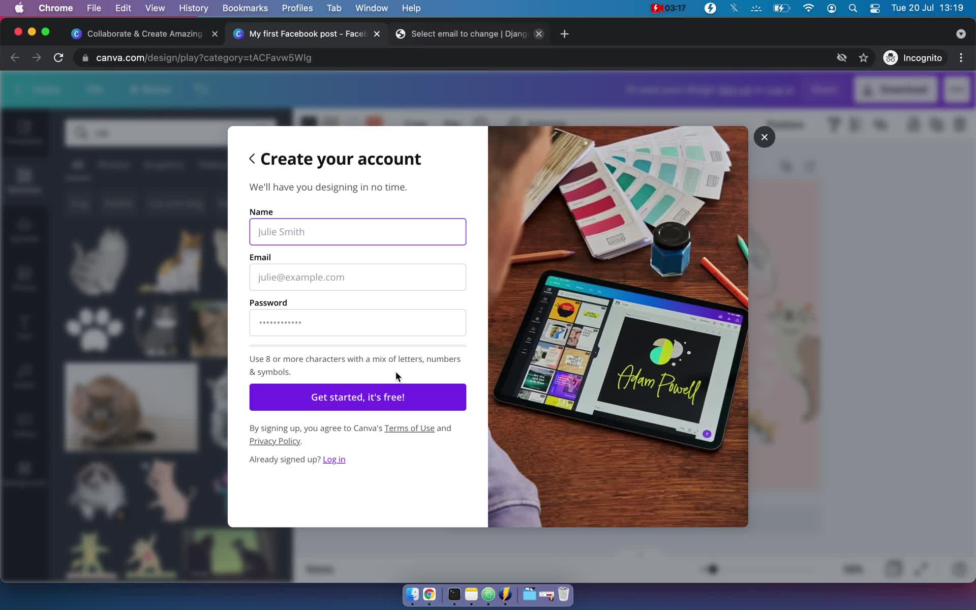 Onboarding screenshot