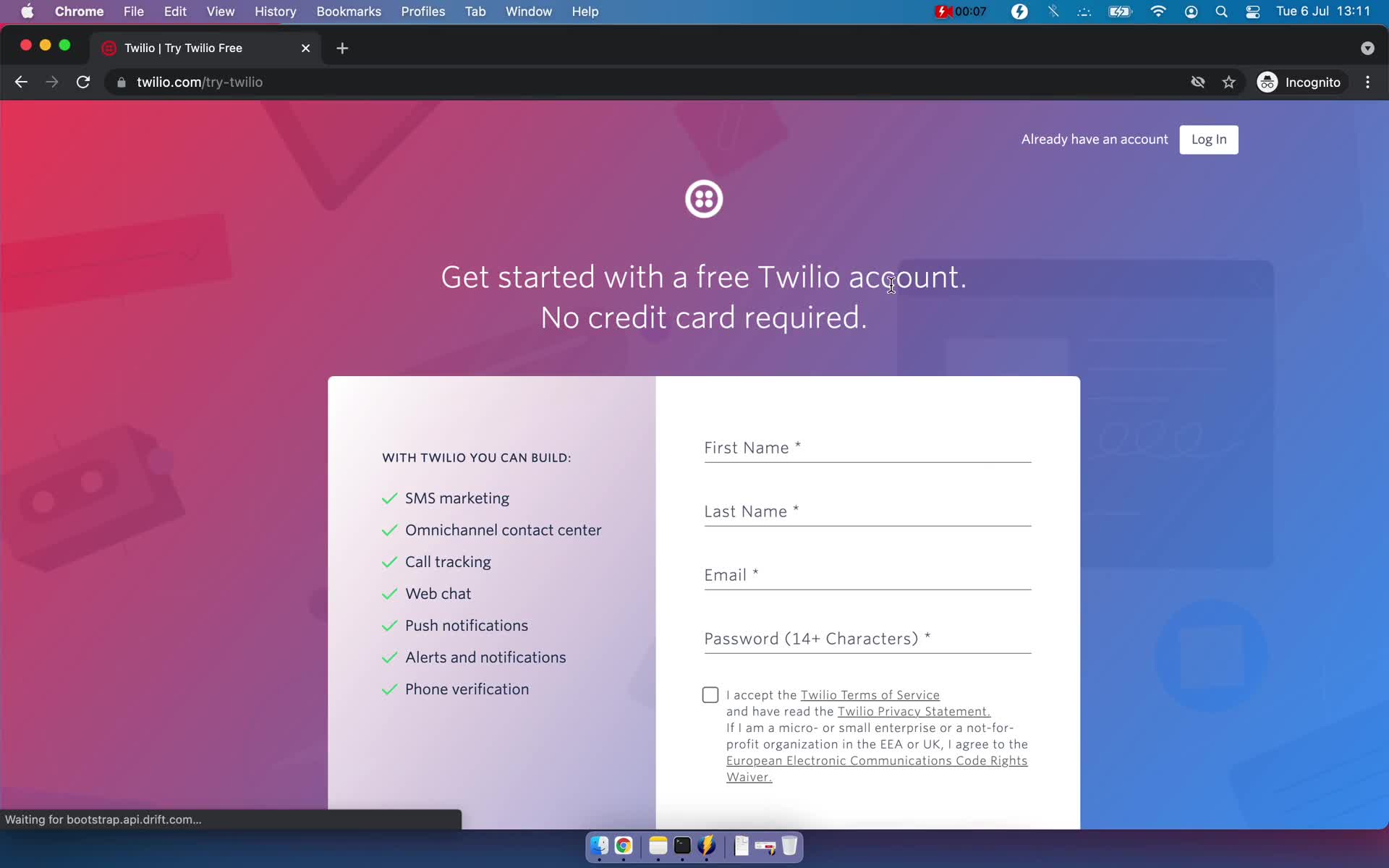 Onboarding on Twilio video thumbnail