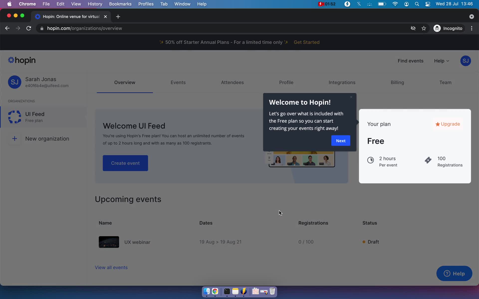 Onboarding screenshot