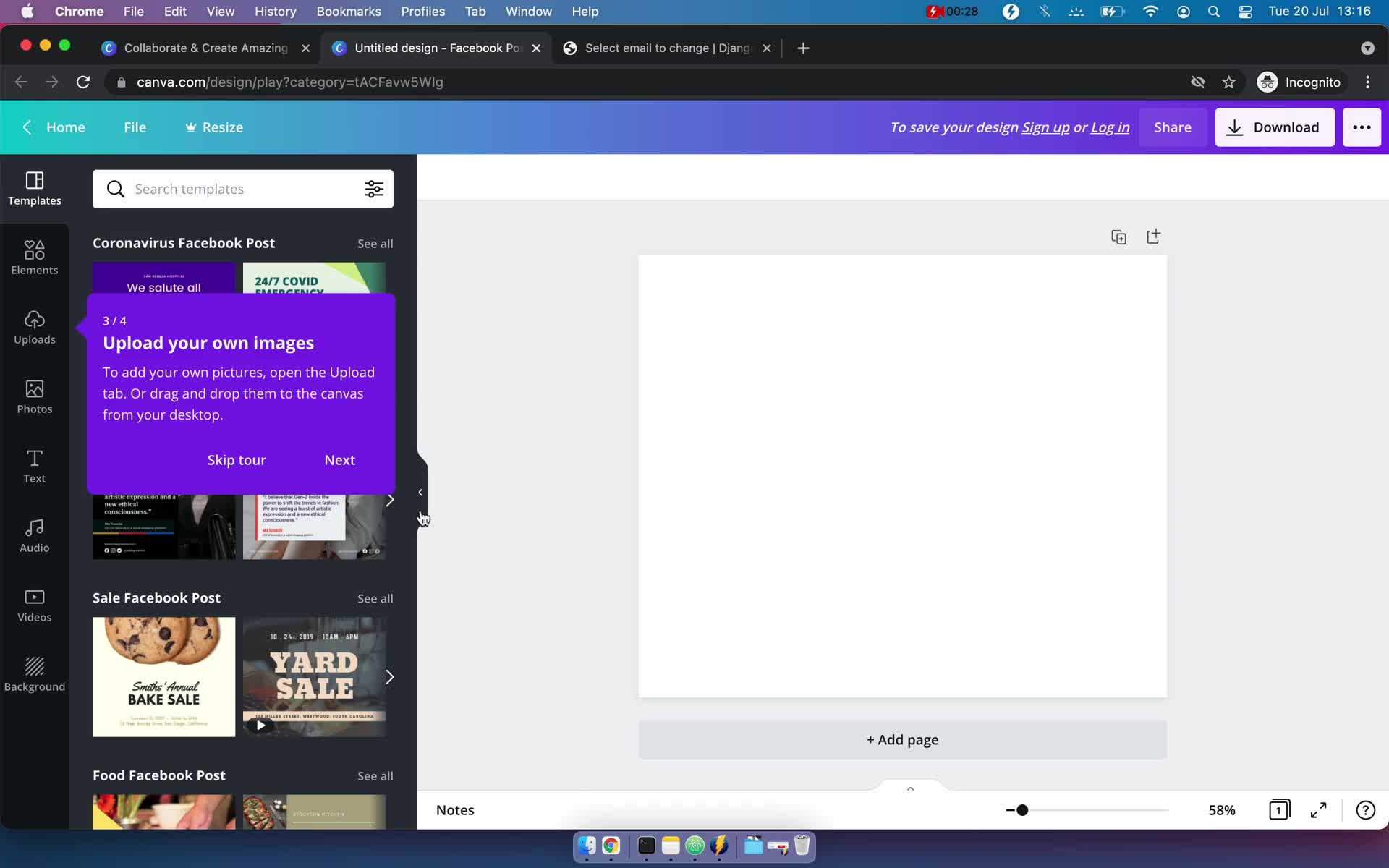 Onboarding screenshot