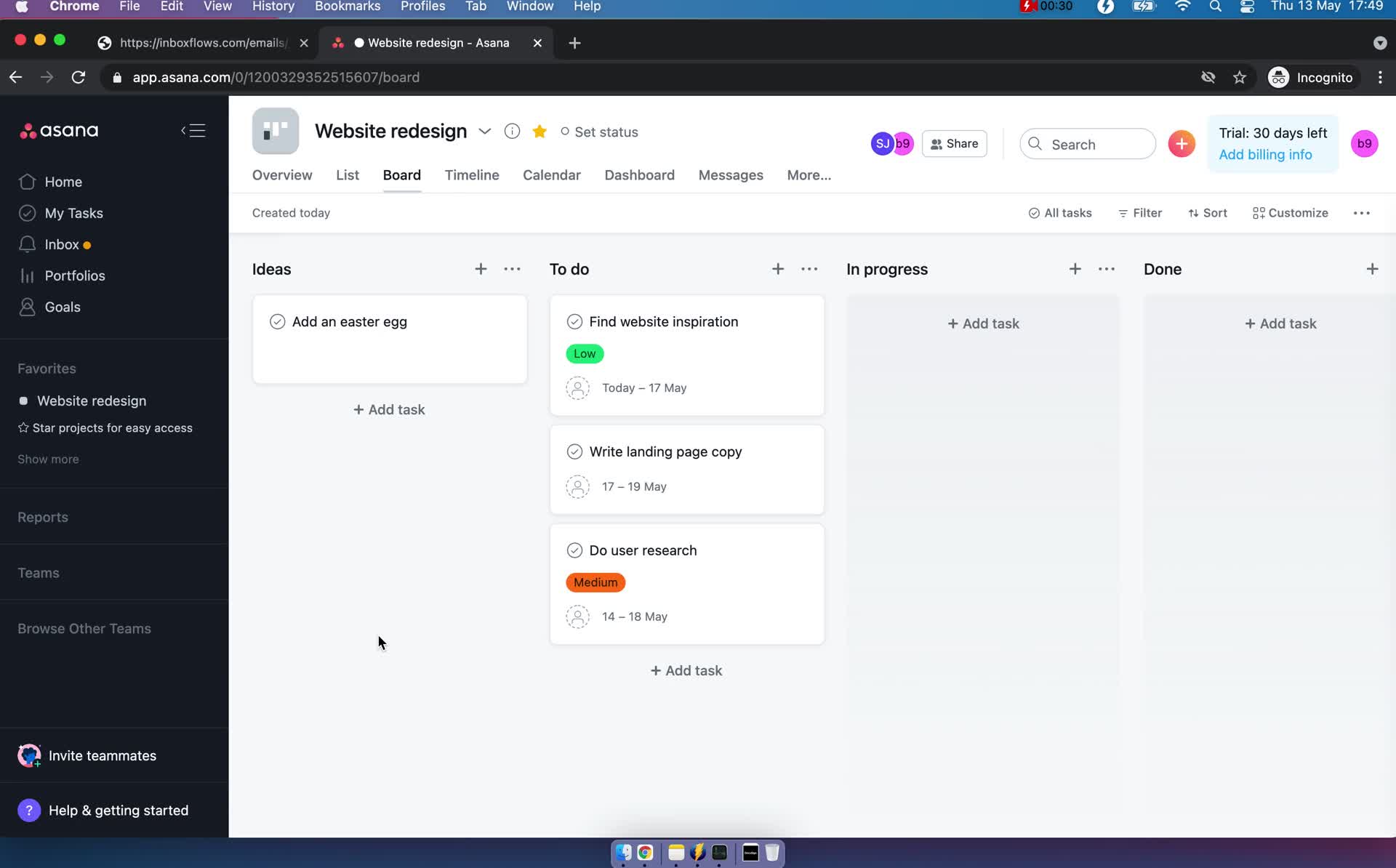 Accepting an invite on Asana video thumbnail