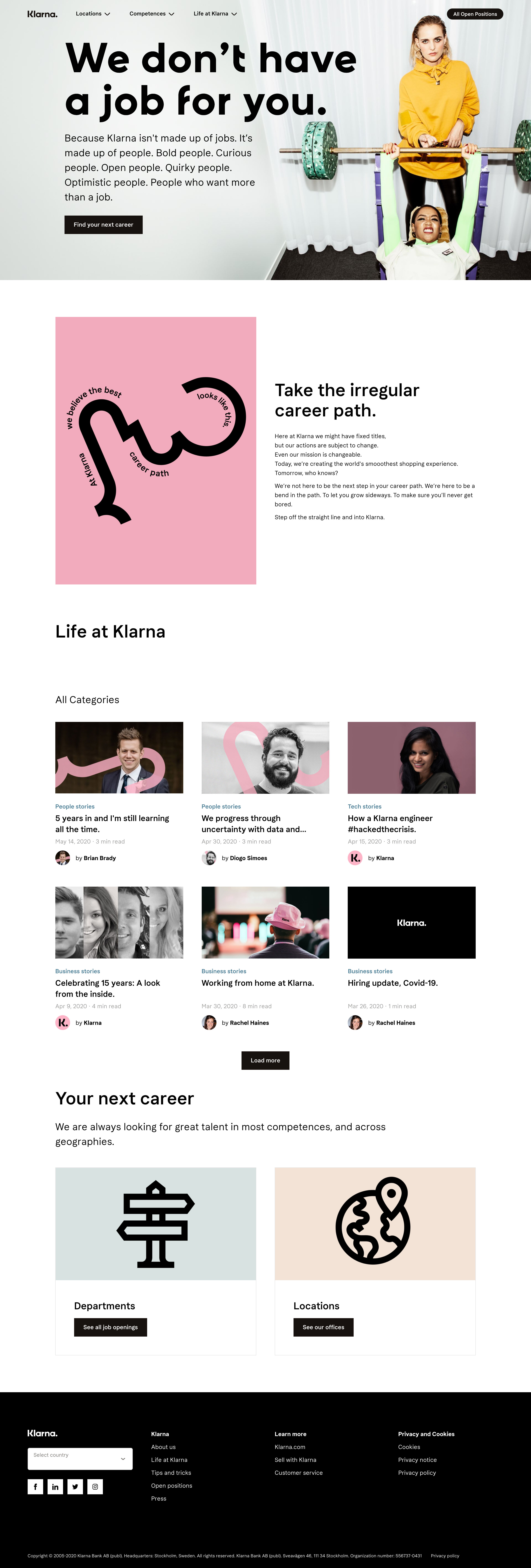 General browsing on Klarna video thumbnail