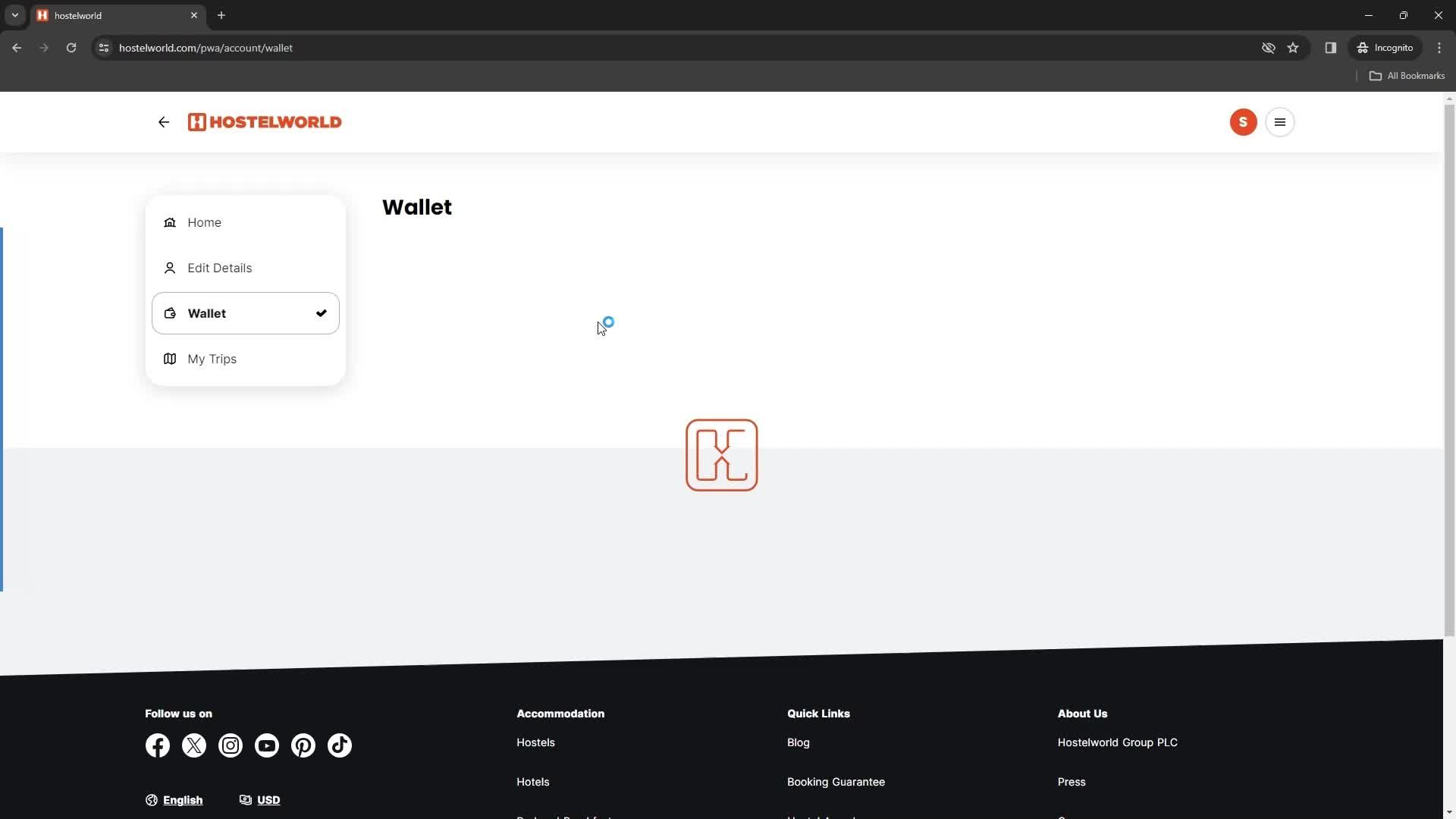 Adding card details on Hostelworld video thumbnail