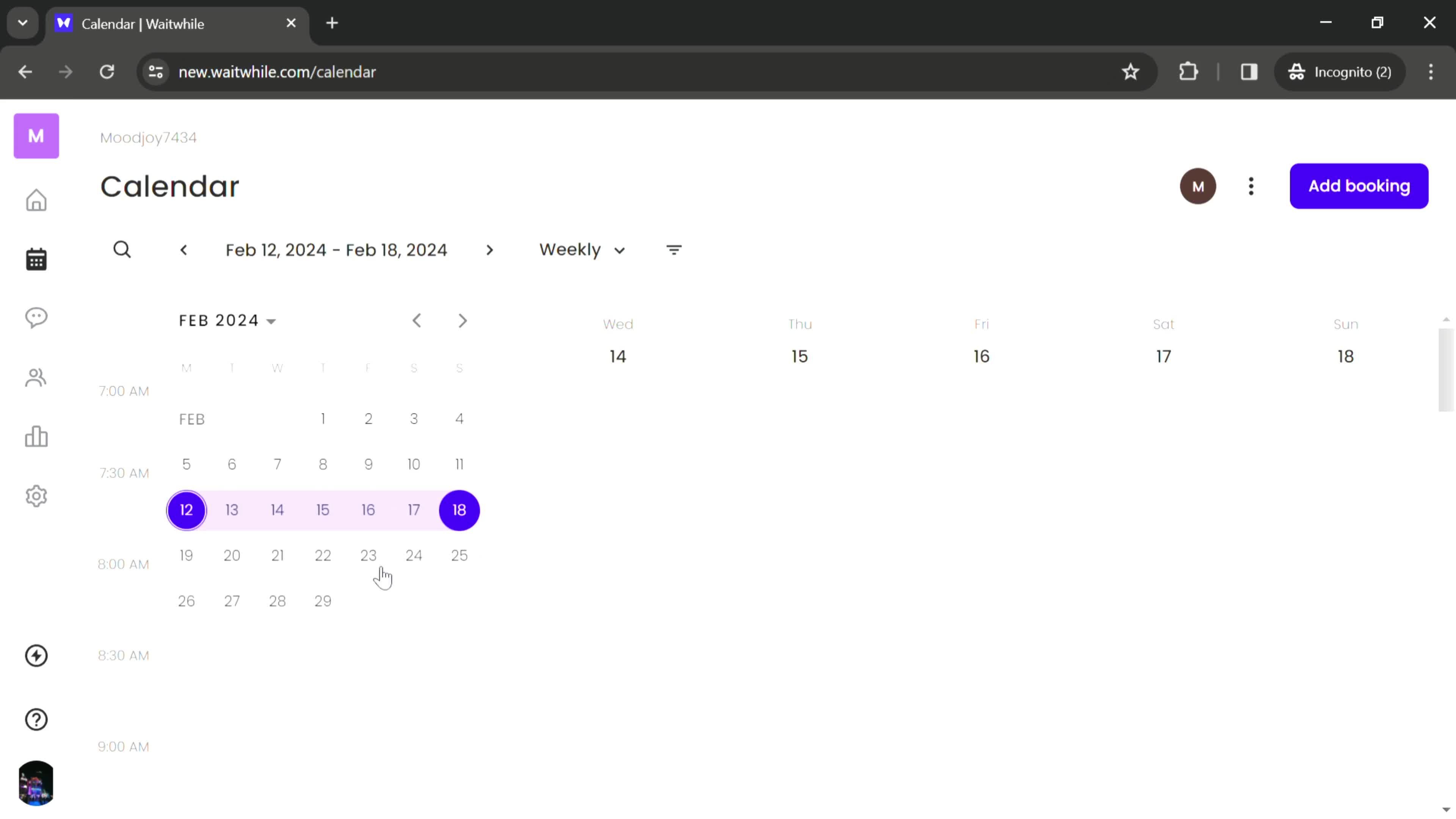 Calendar view on Waitwhile video thumbnail