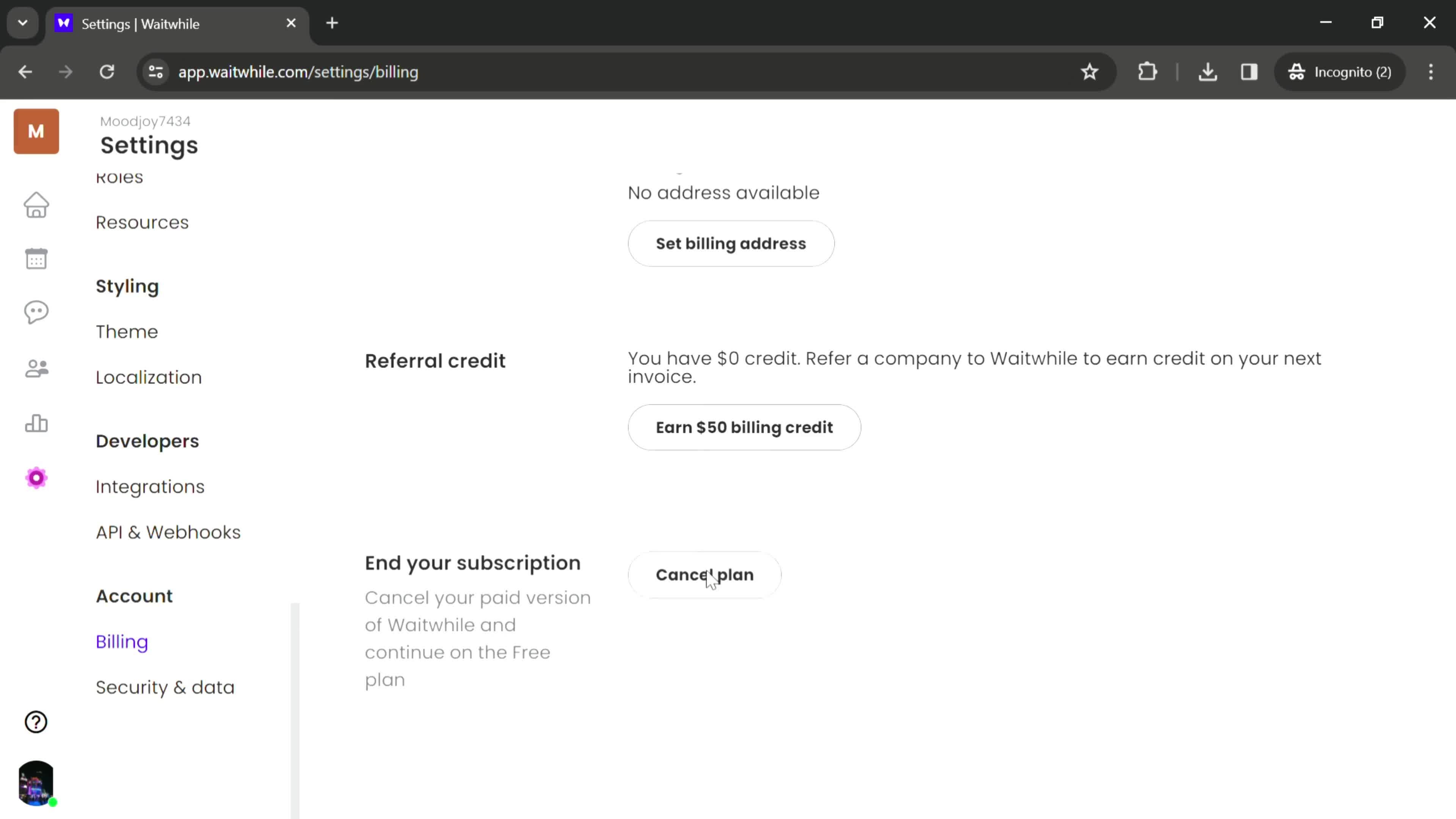 Cancelling your subscription on Waitwhile video thumbnail