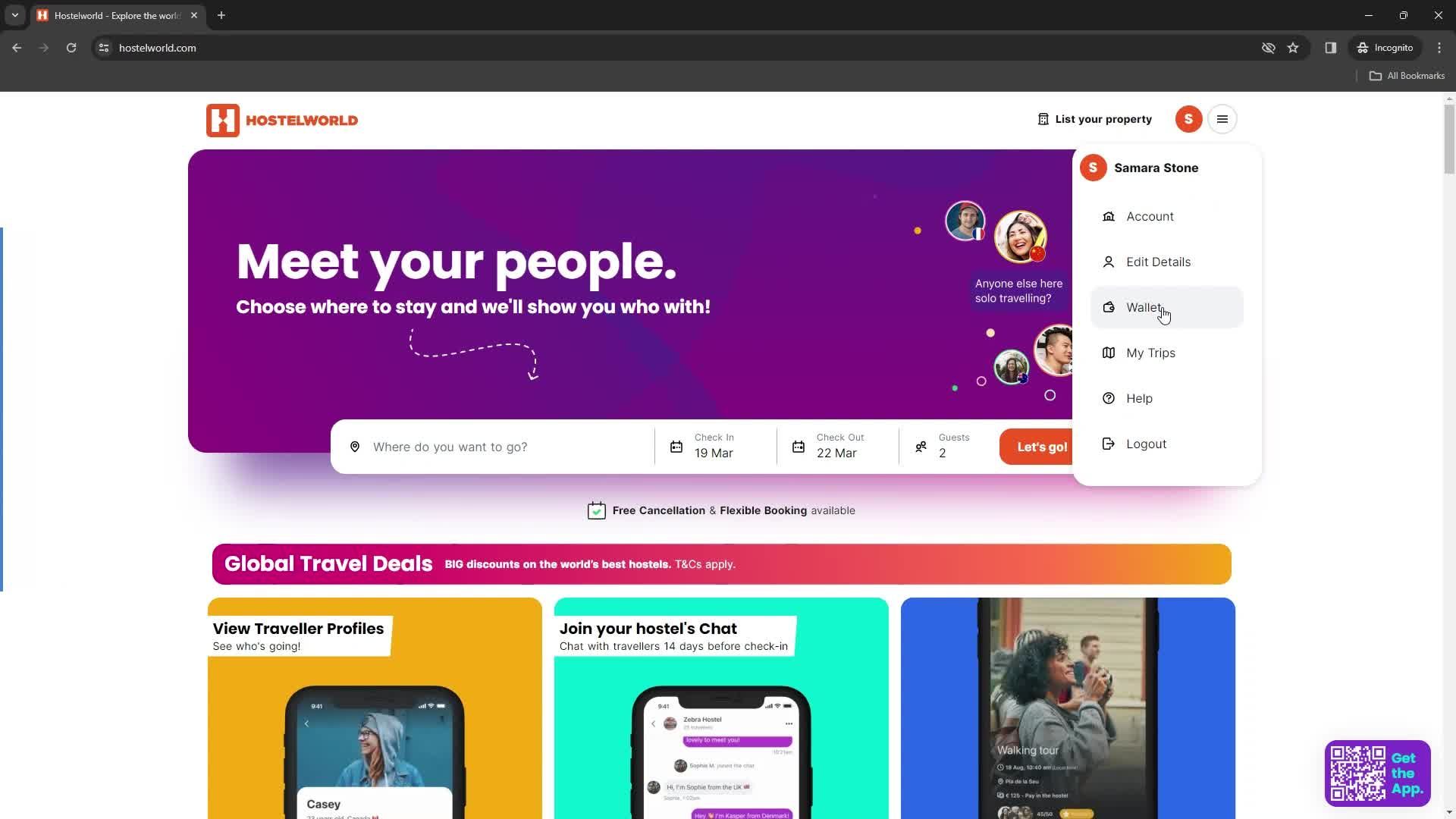 Deleting card details on Hostelworld video thumbnail