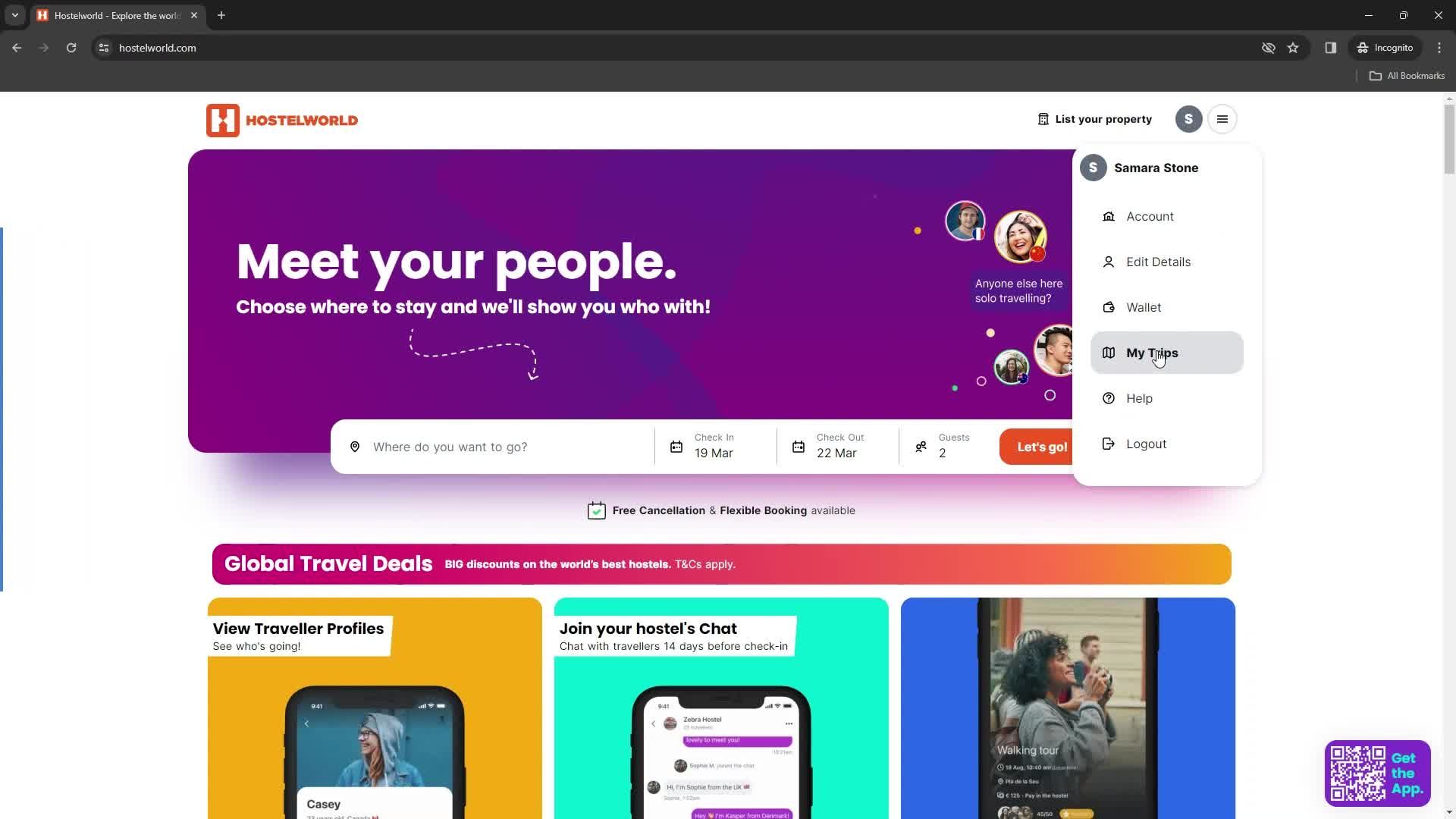 Inviting people on Hostelworld video thumbnail