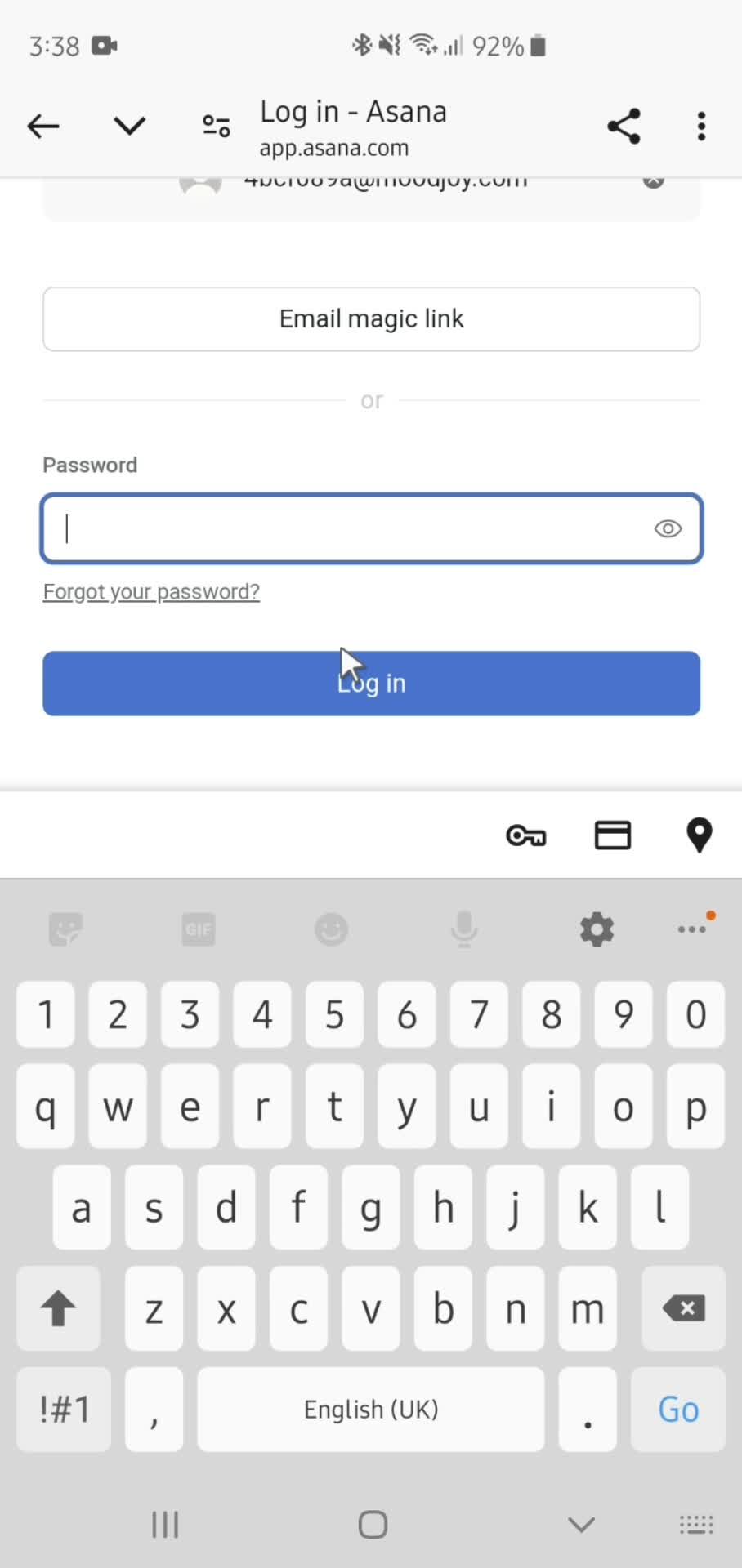 Logging in on Asana video thumbnail
