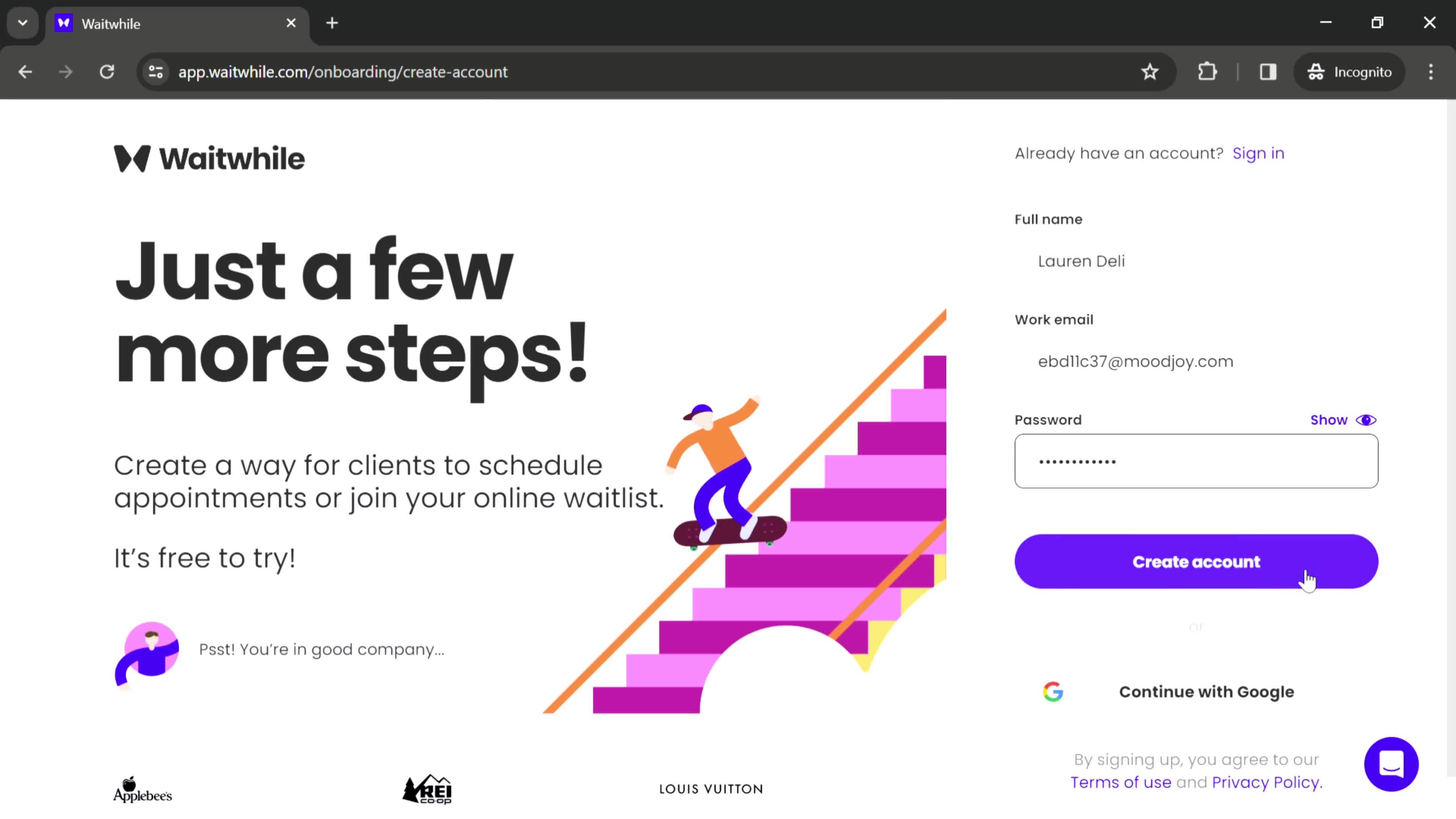 Onboarding on Waitwhile video thumbnail