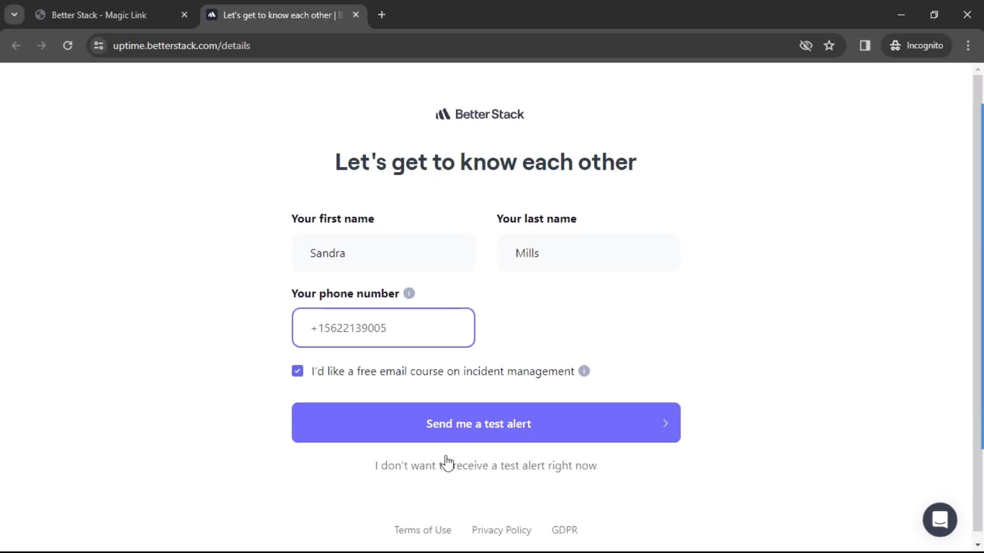 Accepting an invite on Better Stack video thumbnail