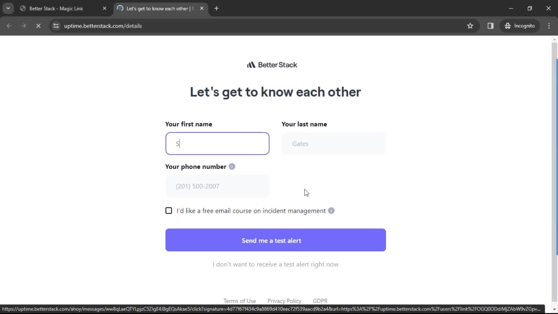 Accepting an invite on Better Stack video thumbnail