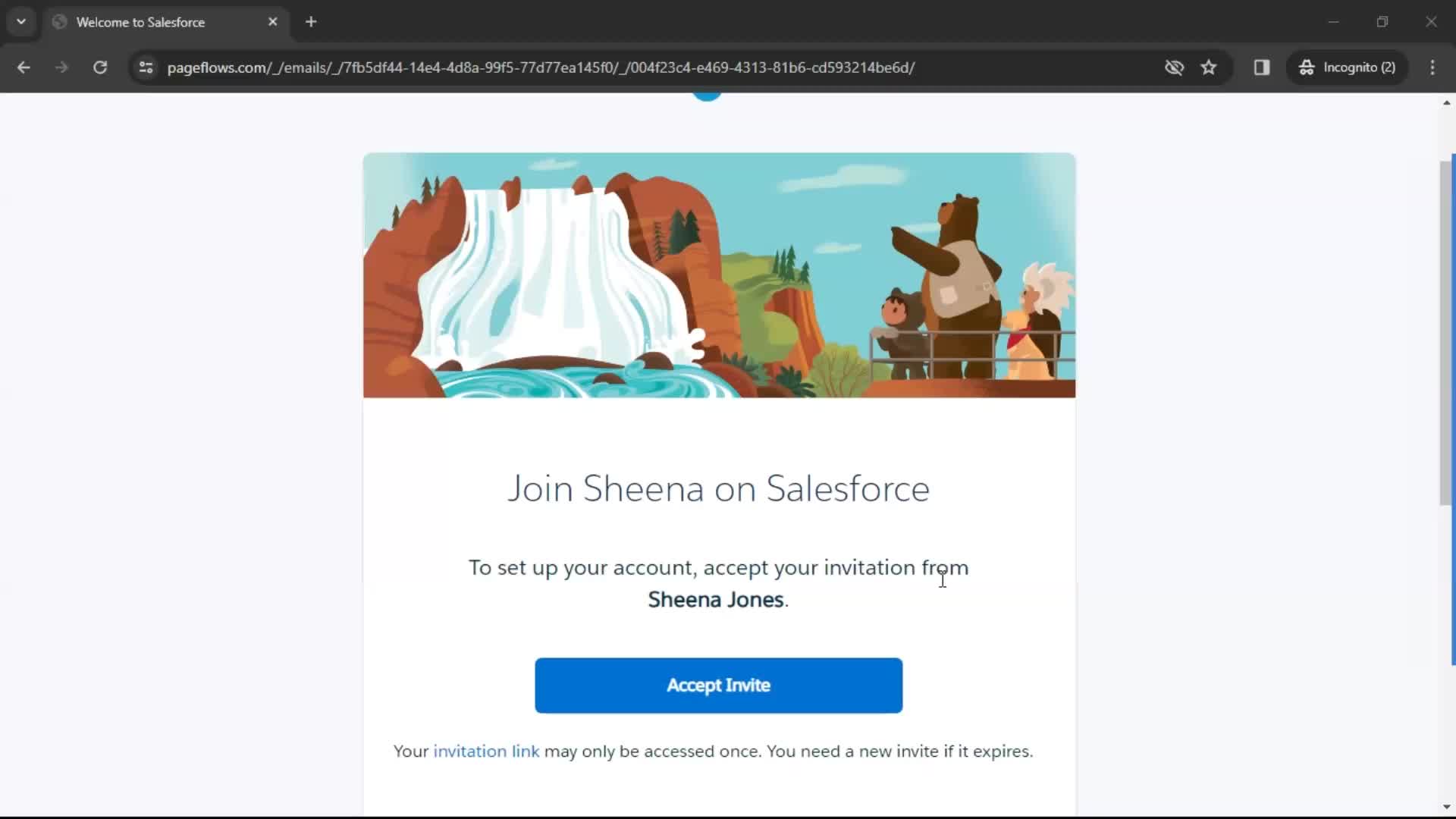 Accepting an invite on Salesforce video thumbnail