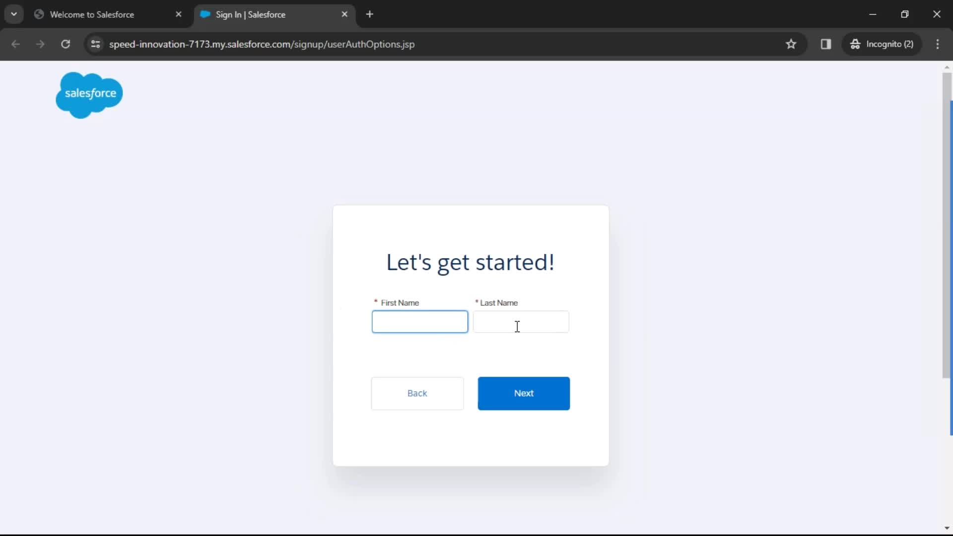 Accepting an invite on Salesforce video thumbnail
