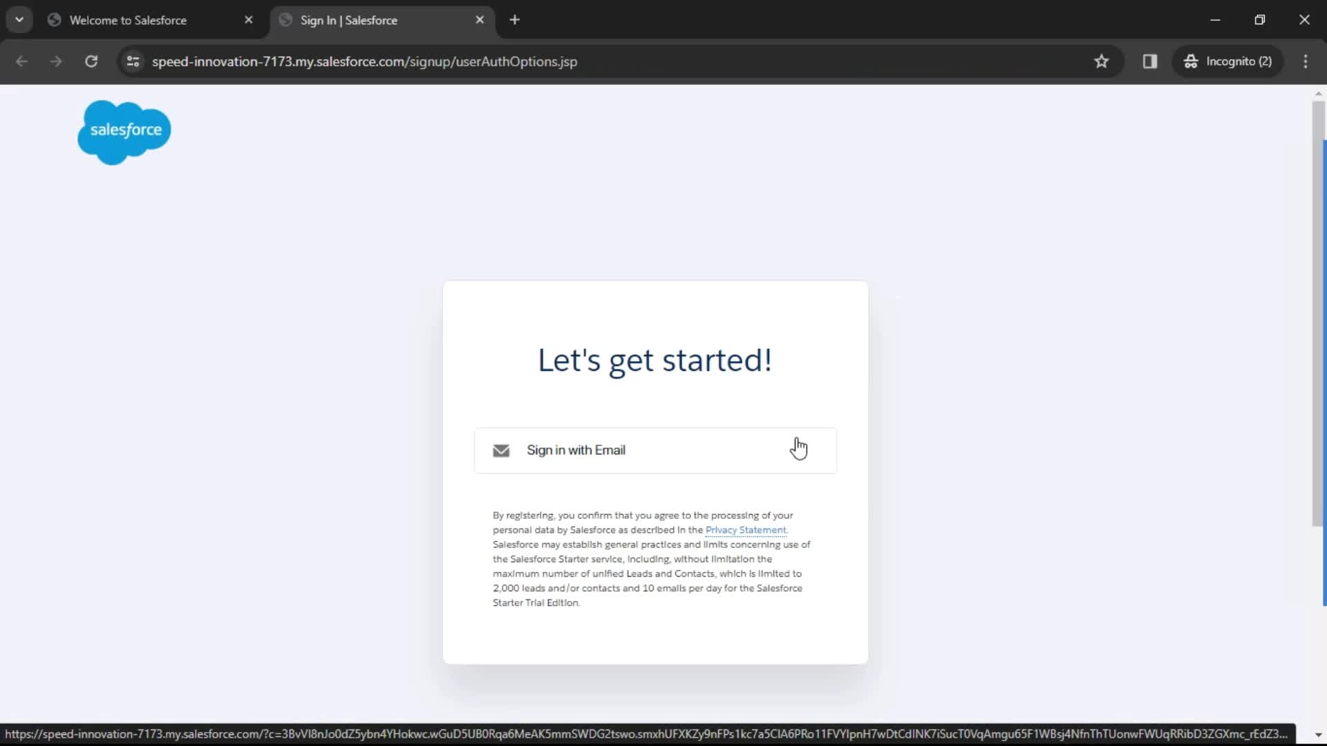 Accepting an invite on Salesforce video thumbnail