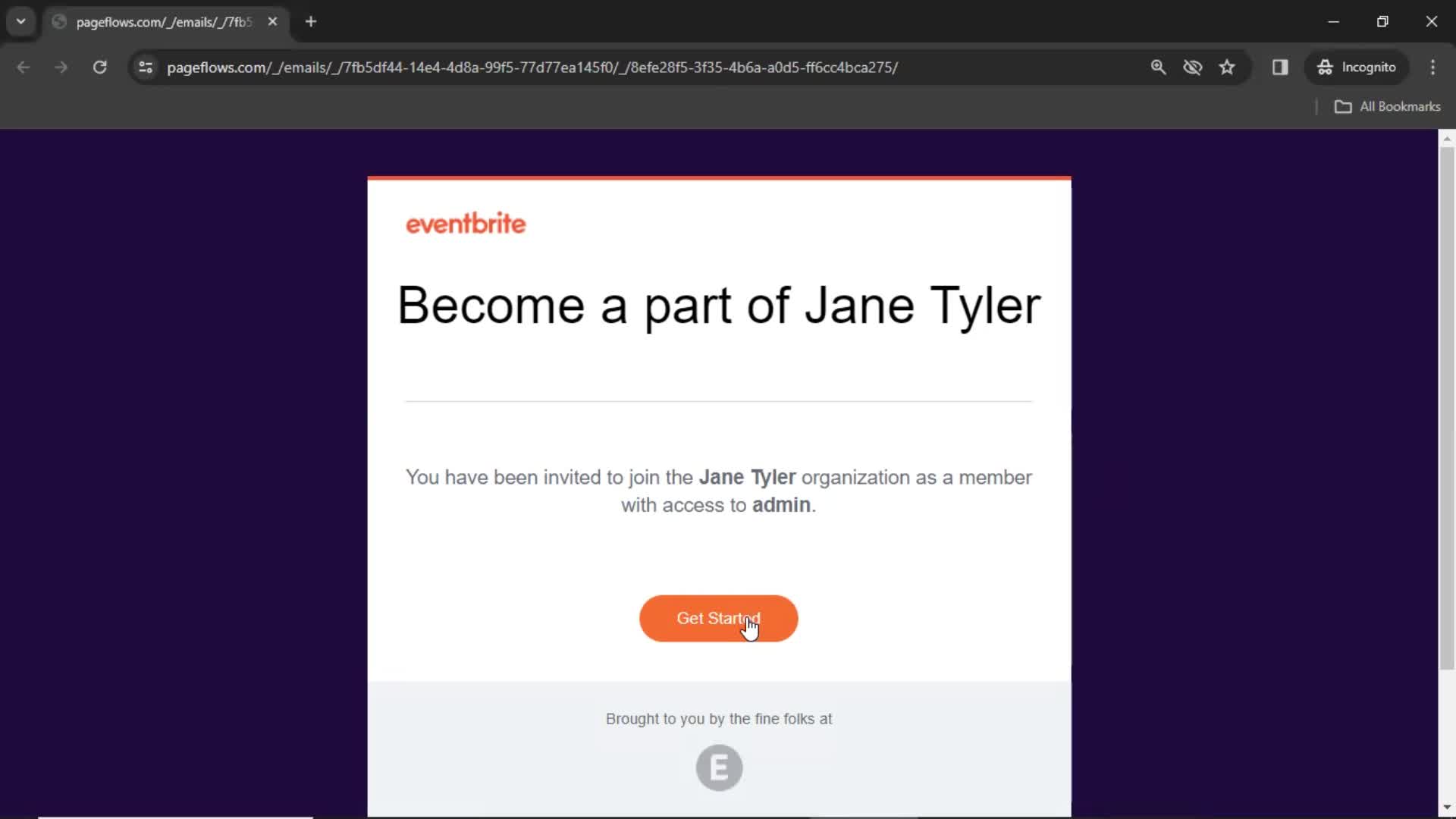 Accepting an invite on Eventbrite video thumbnail