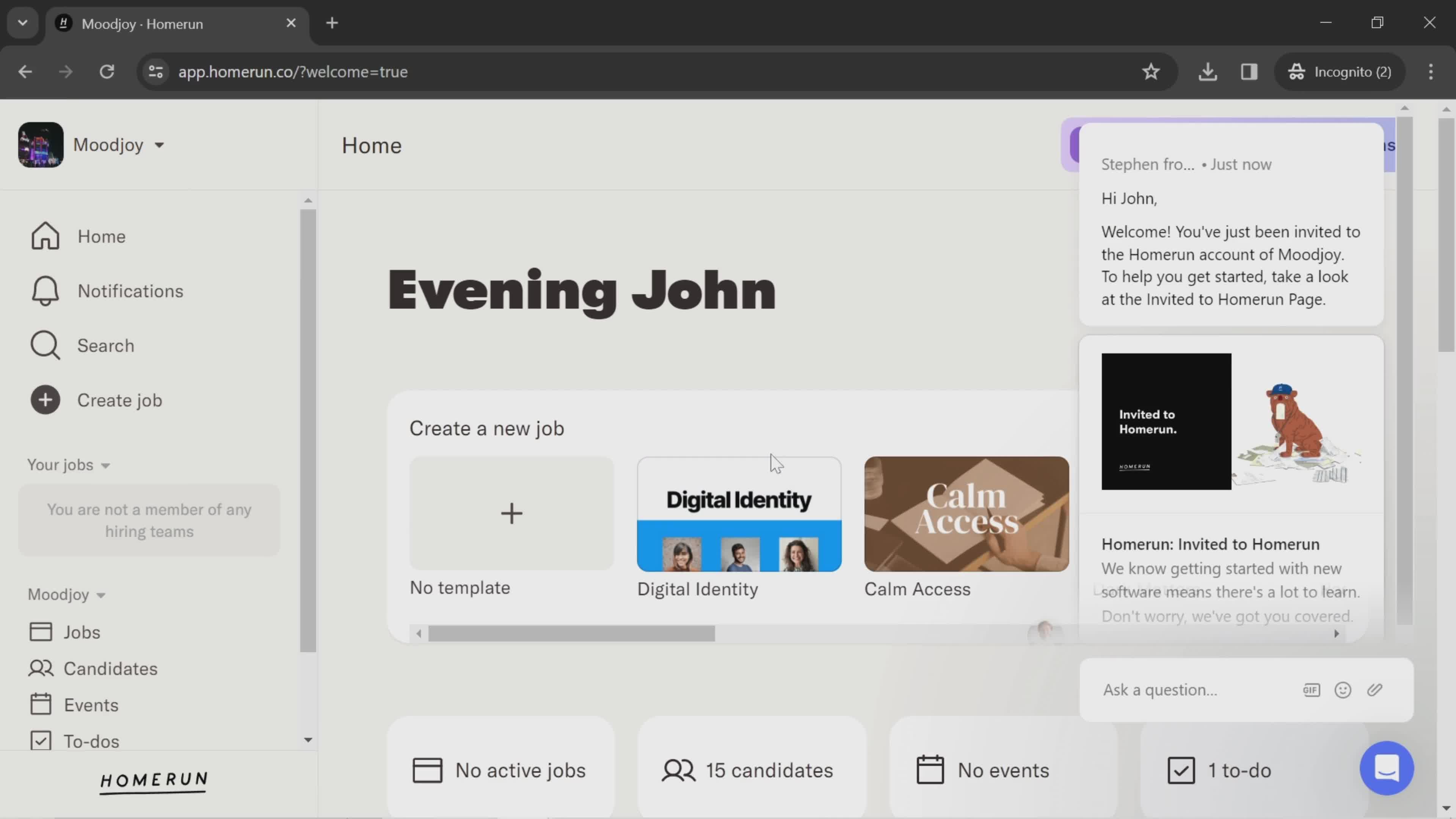 Accepting an invite on Homerun video thumbnail