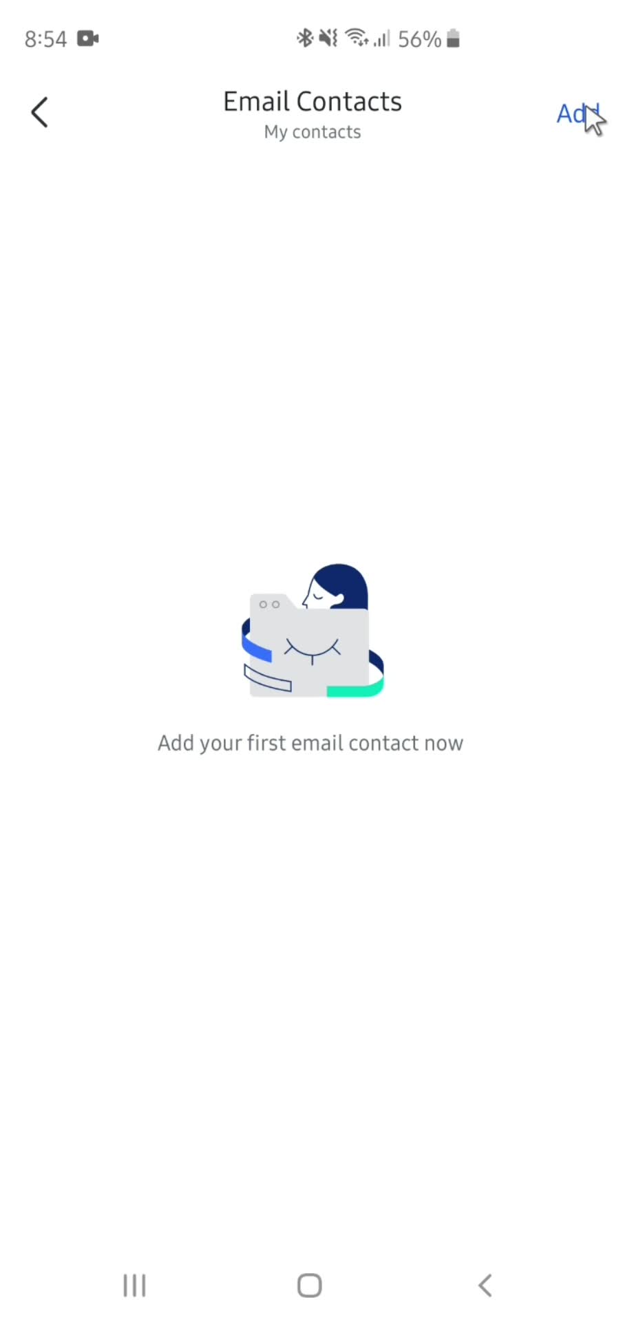 Adding email contact on Lark video thumbnail