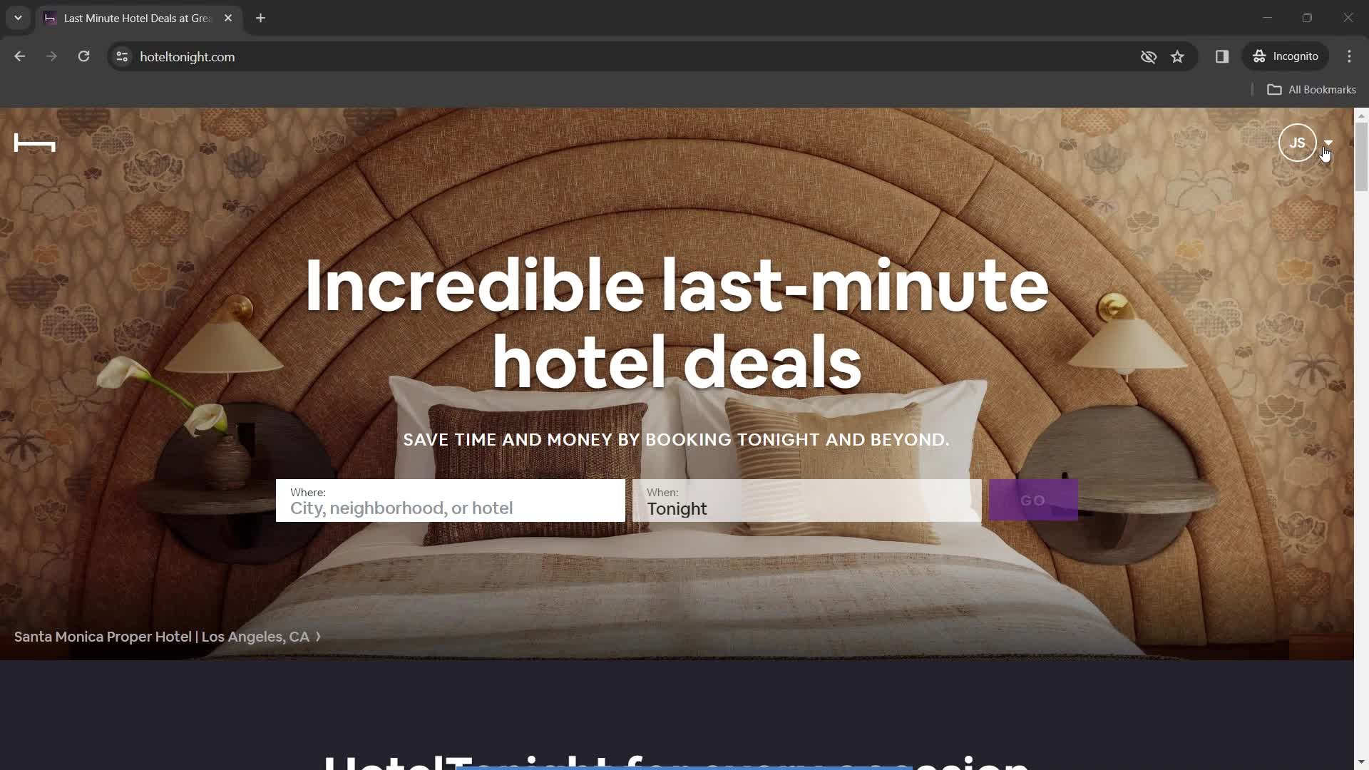Adding guest name on HotelTonight video thumbnail