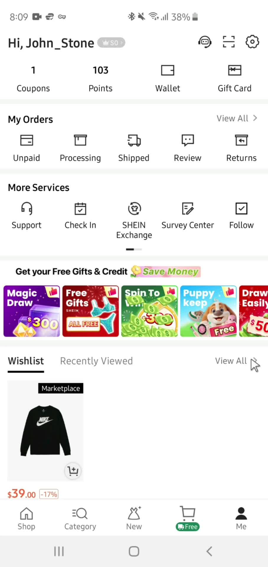 Adding shipping address on Shein video thumbnail