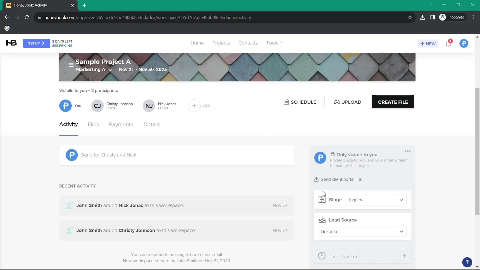 Adding customer to waitlist screenshot