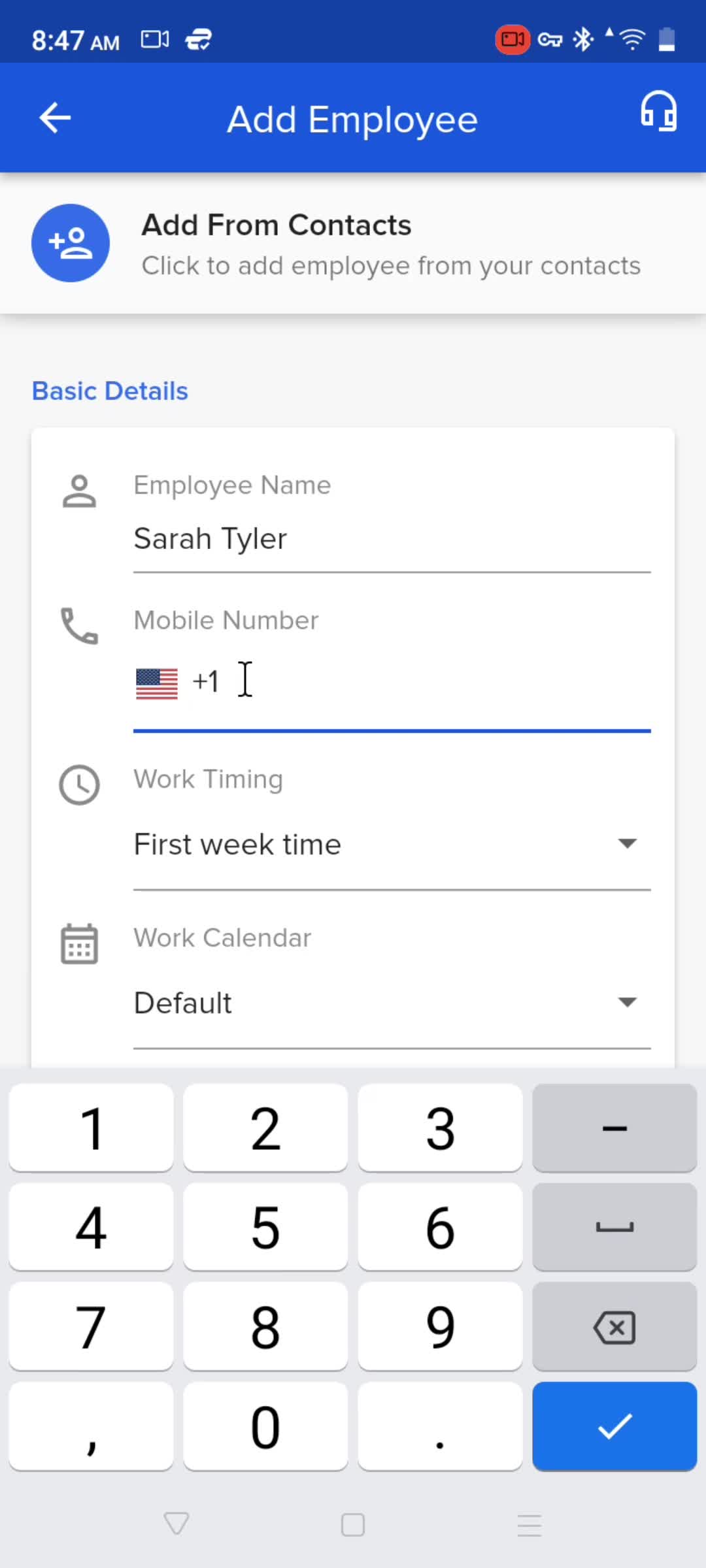 Adding an employee on factoTime video thumbnail