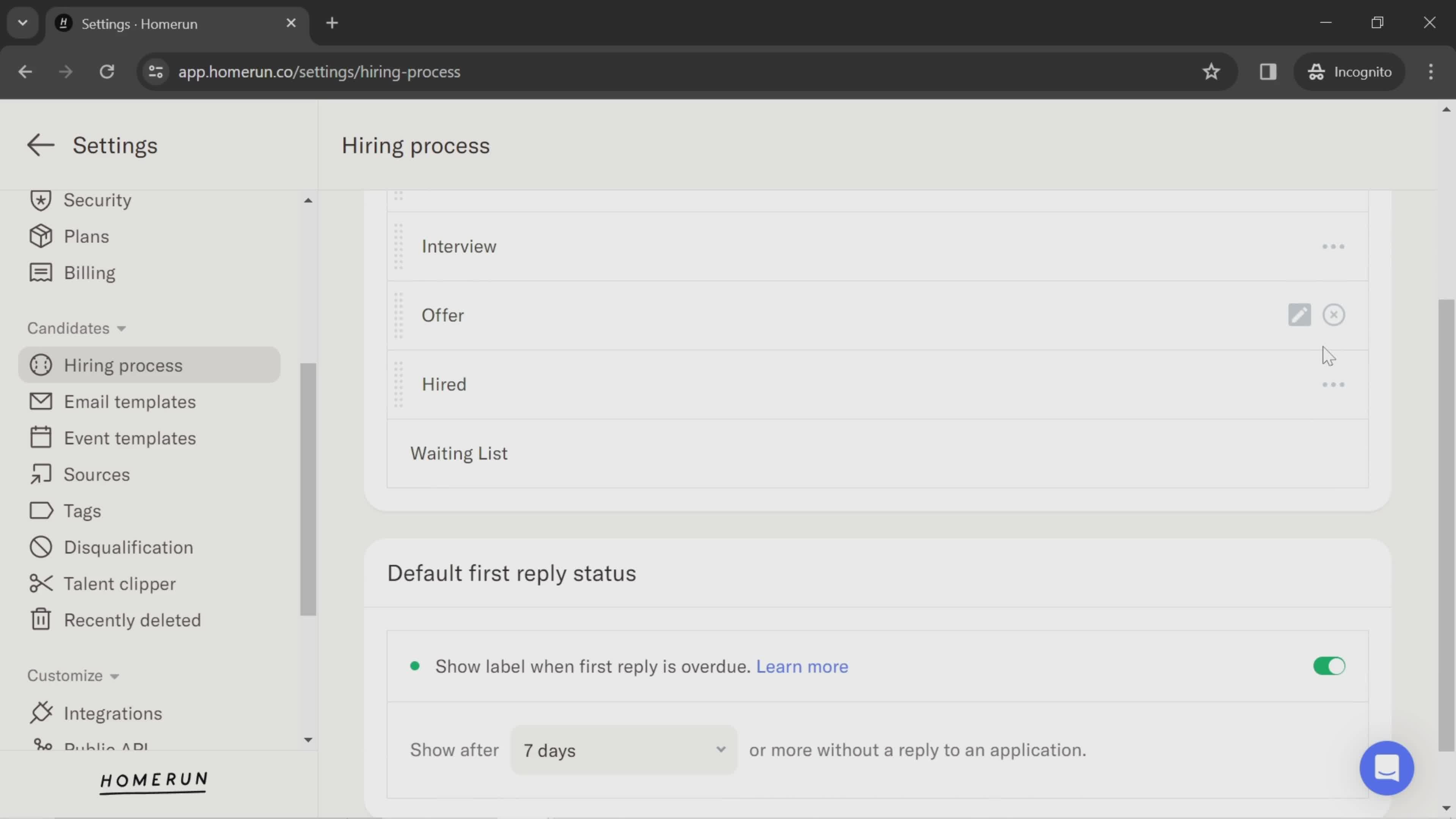 Adding job stages on Homerun video thumbnail