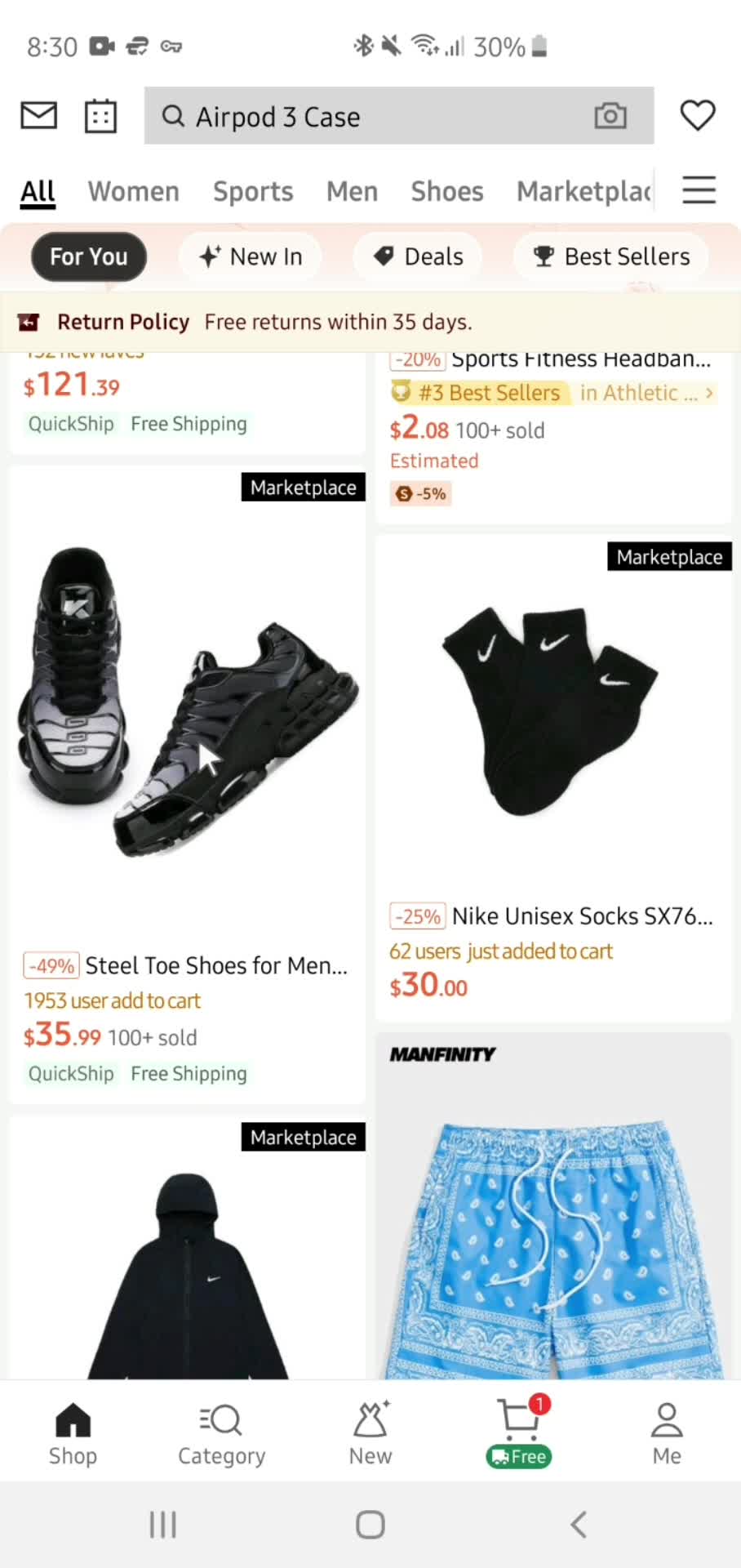 Adding to cart on Shein video thumbnail