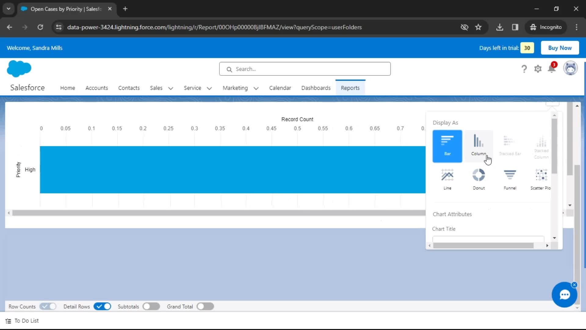 Analytics/Stats screenshot
