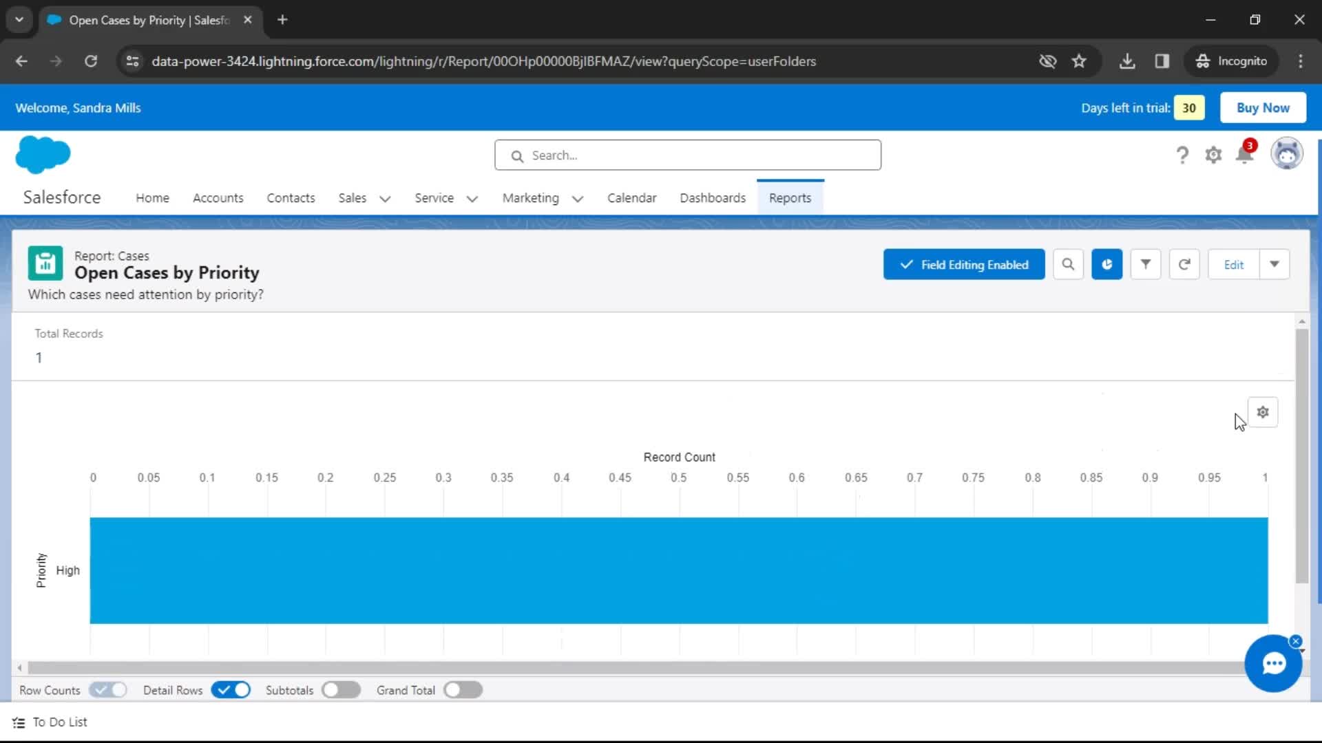 Analytics/Stats screenshot