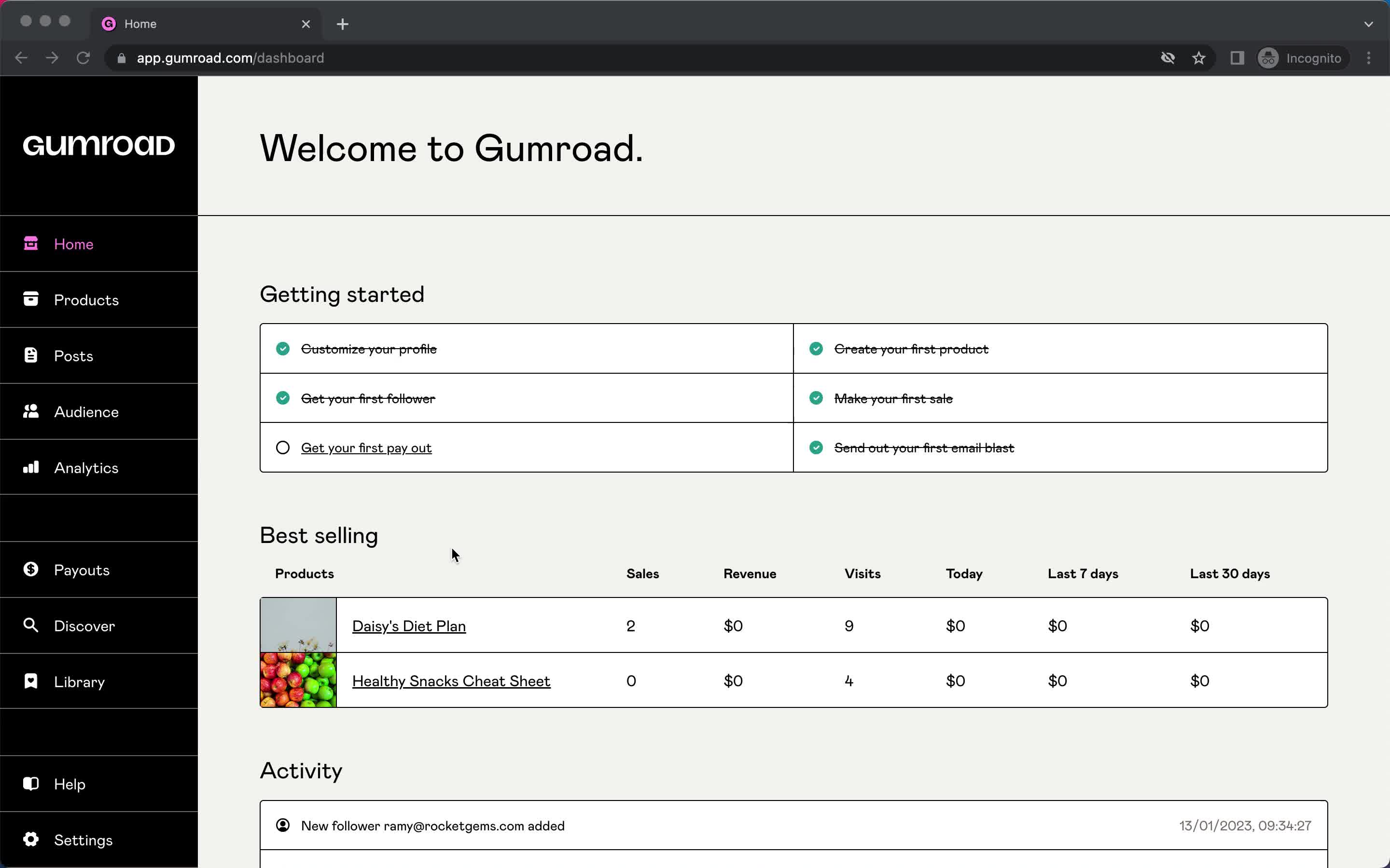 Analytics/Stats on Gumroad video thumbnail