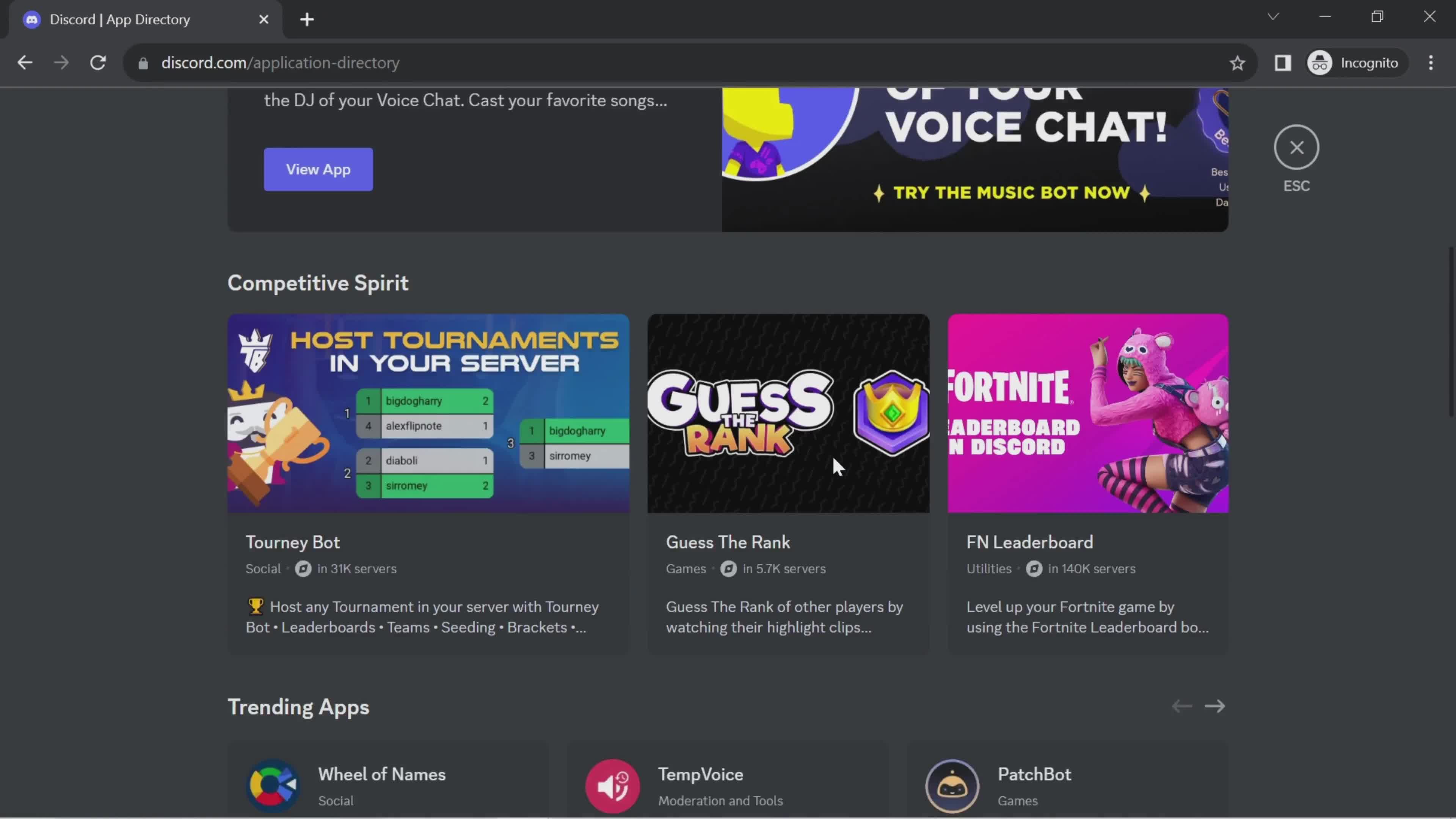 App directory on Discord video thumbnail