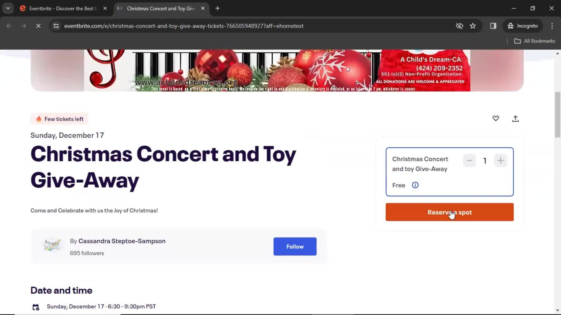 Attending an event on Eventbrite video thumbnail