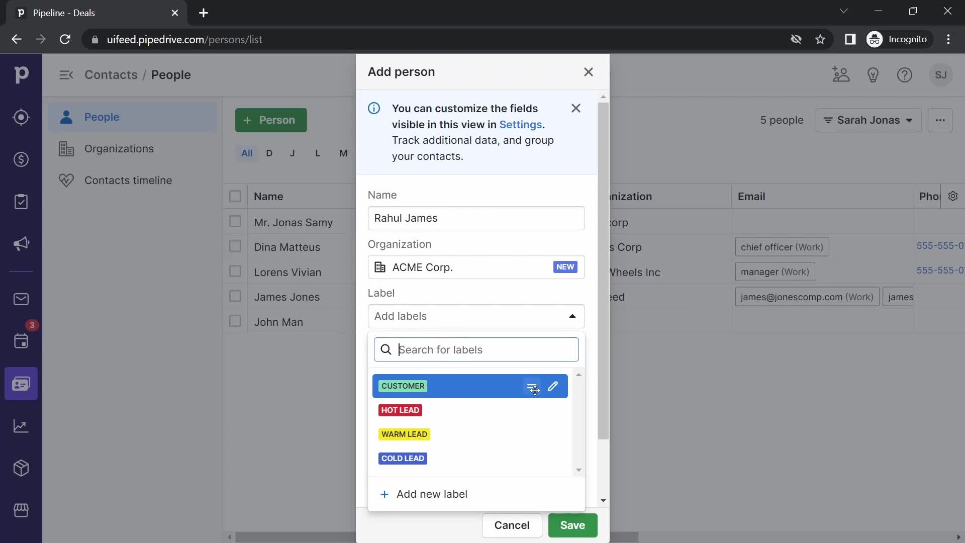 CRM on Pipedrive video thumbnail