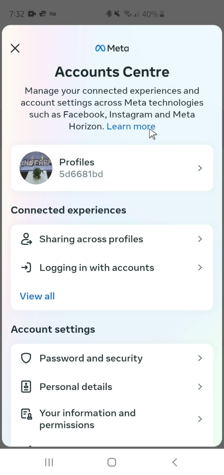 Cancelling info download on Instagram video thumbnail