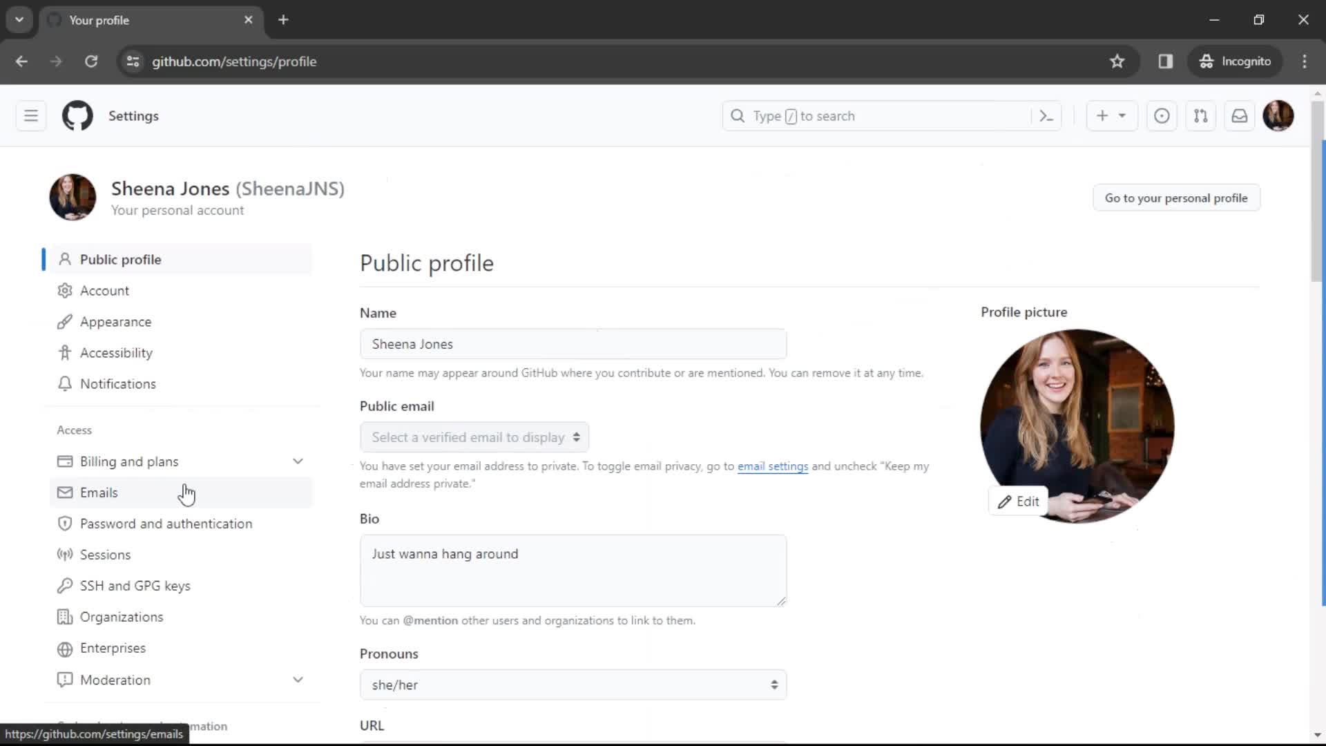 Changing password on GitHub video thumbnail