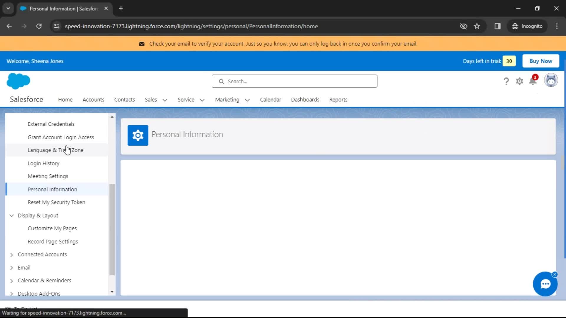 Changing password on Salesforce video thumbnail