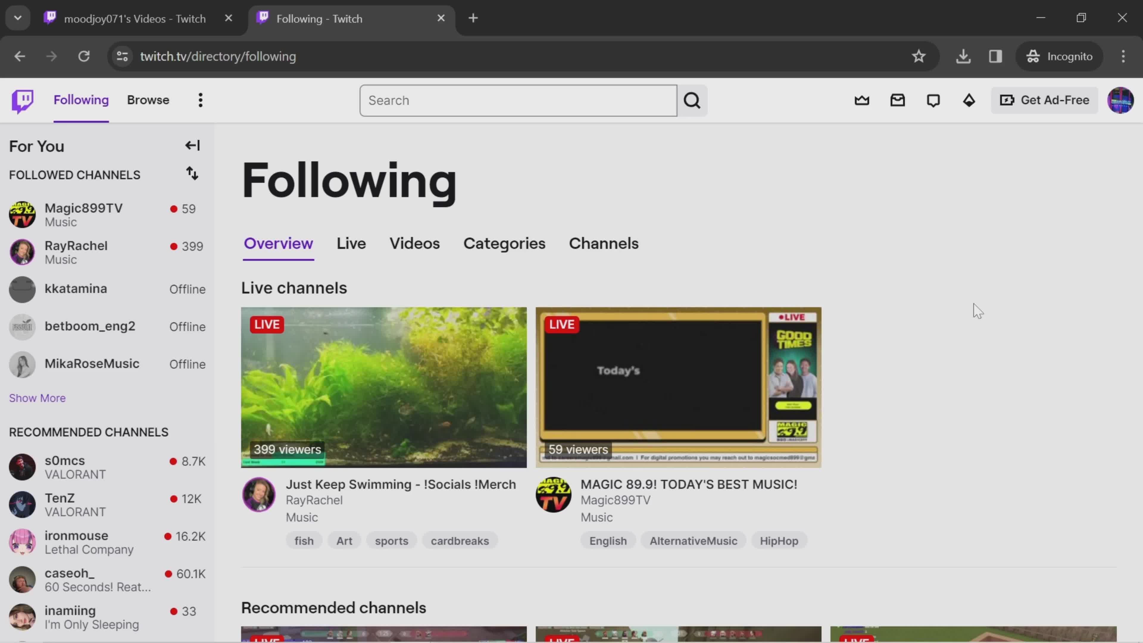 Channel on Twitch video thumbnail