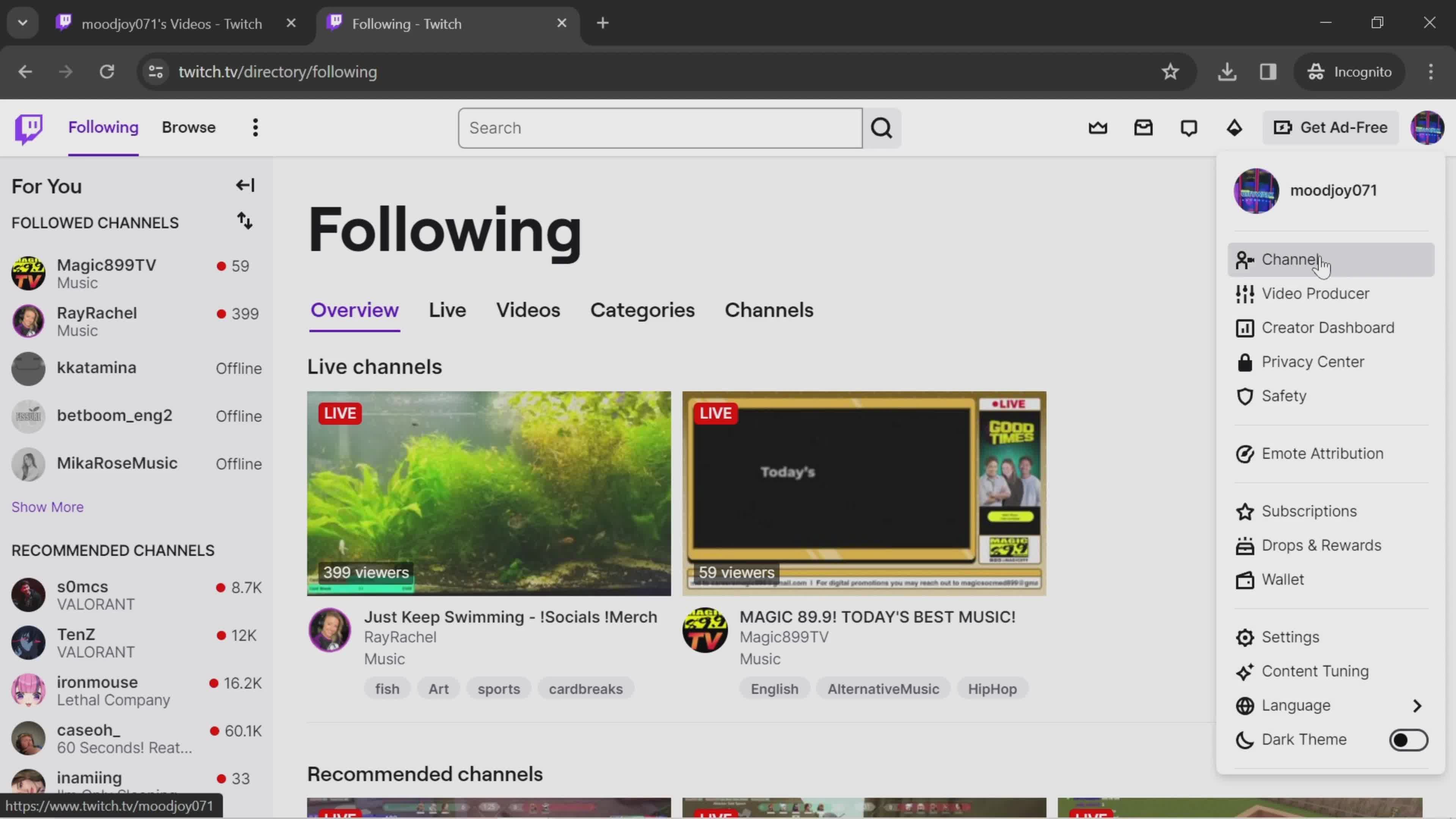 Channel on Twitch video thumbnail