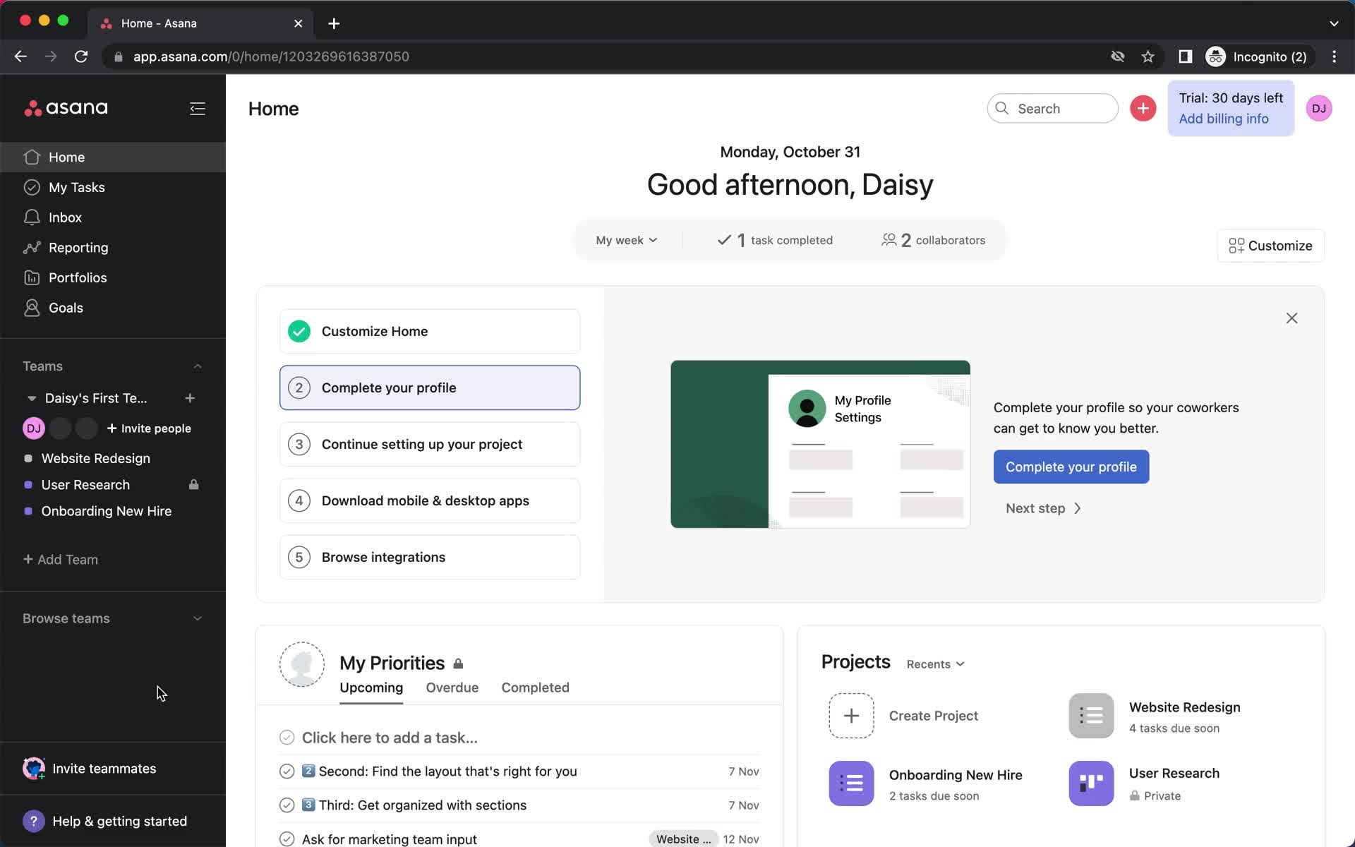 Creating a group on Asana video thumbnail